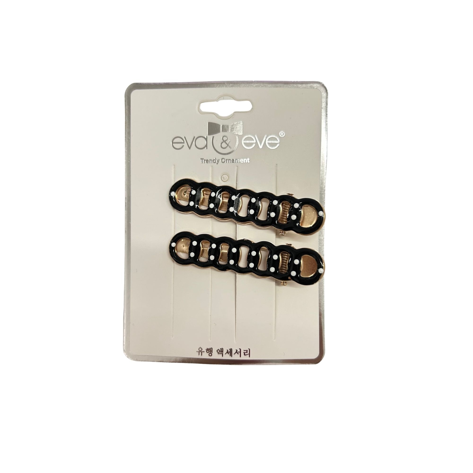 AHC-0358 CHAIN POLKADOT DUCK CLIP 2PCS