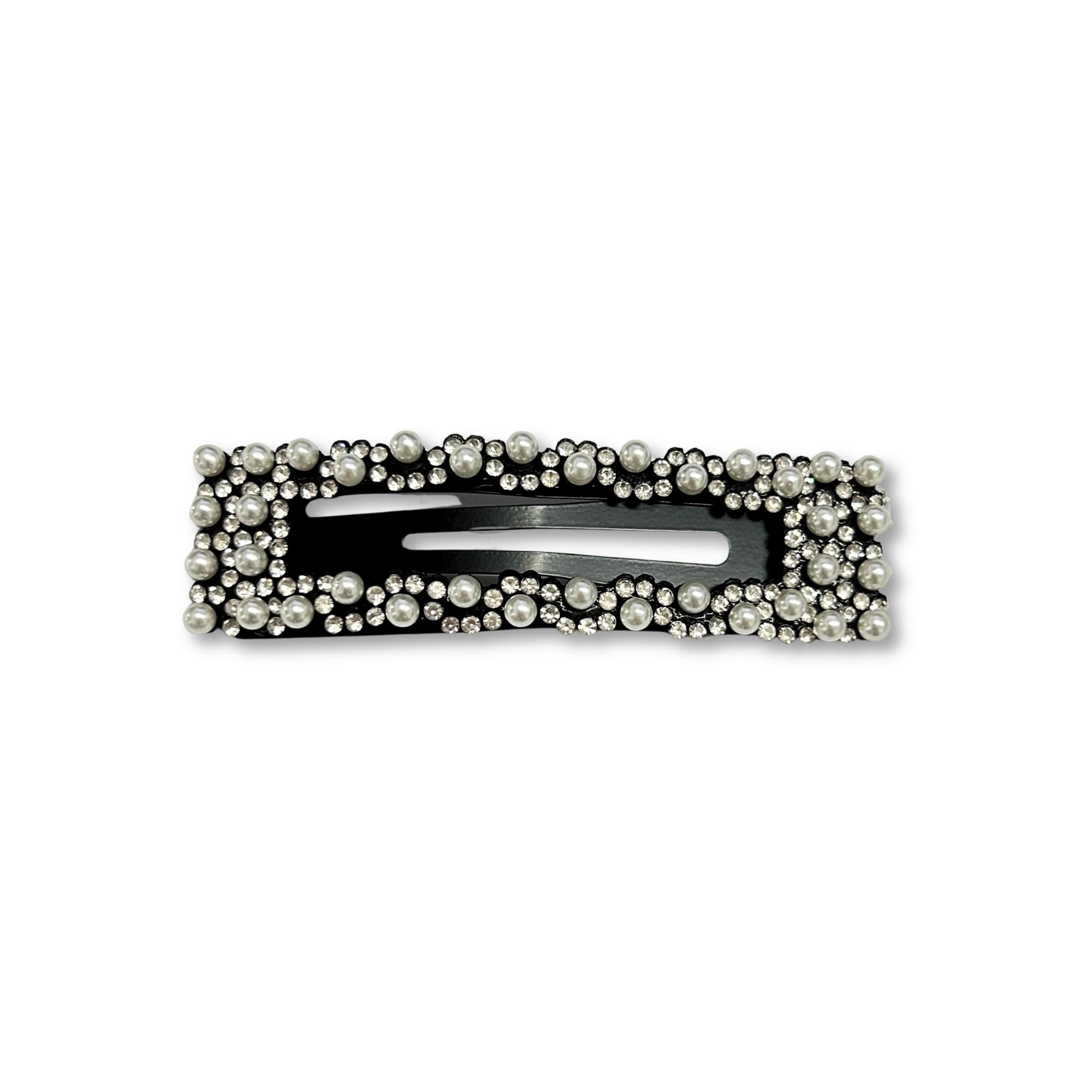 #0368 ELEGANT PEARL RHINESTONE HAIR CLIP