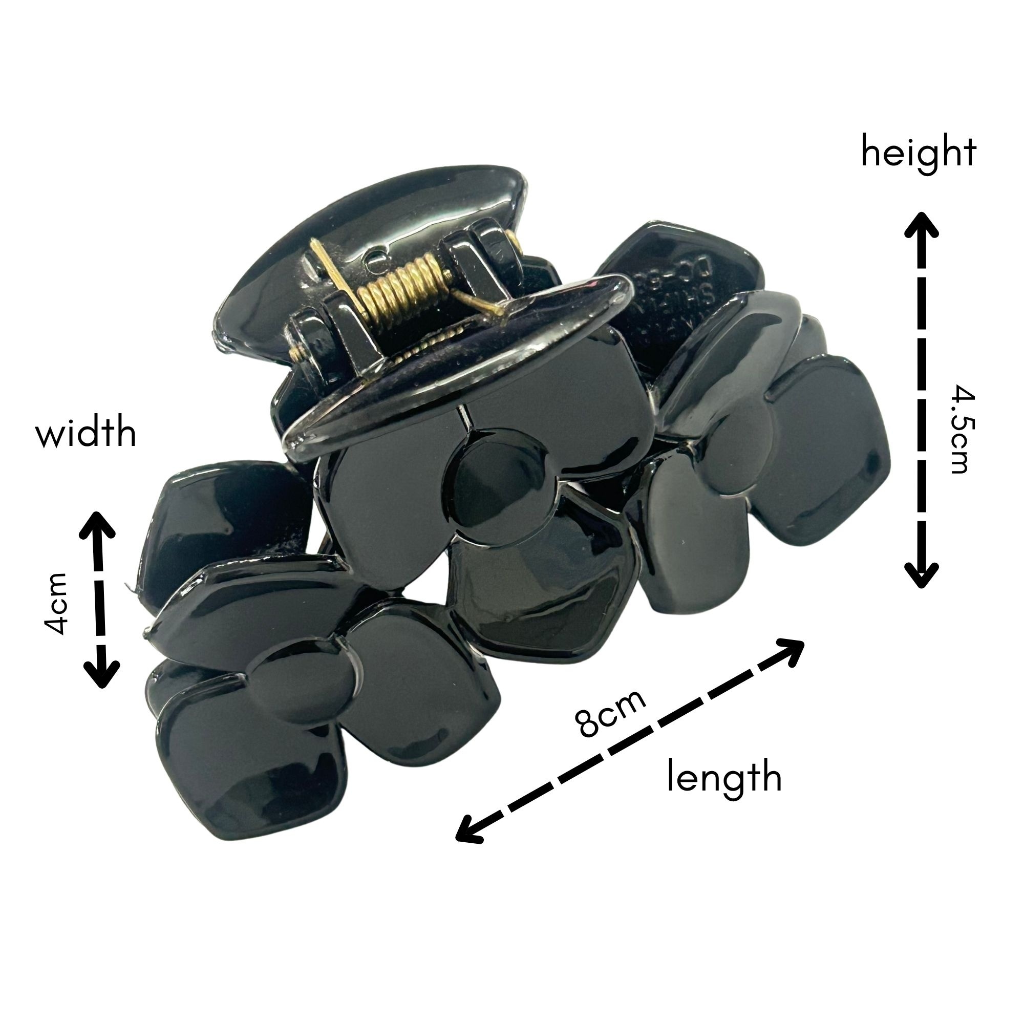 AJC-0236 FLORAL HAIR CLAW 9CM