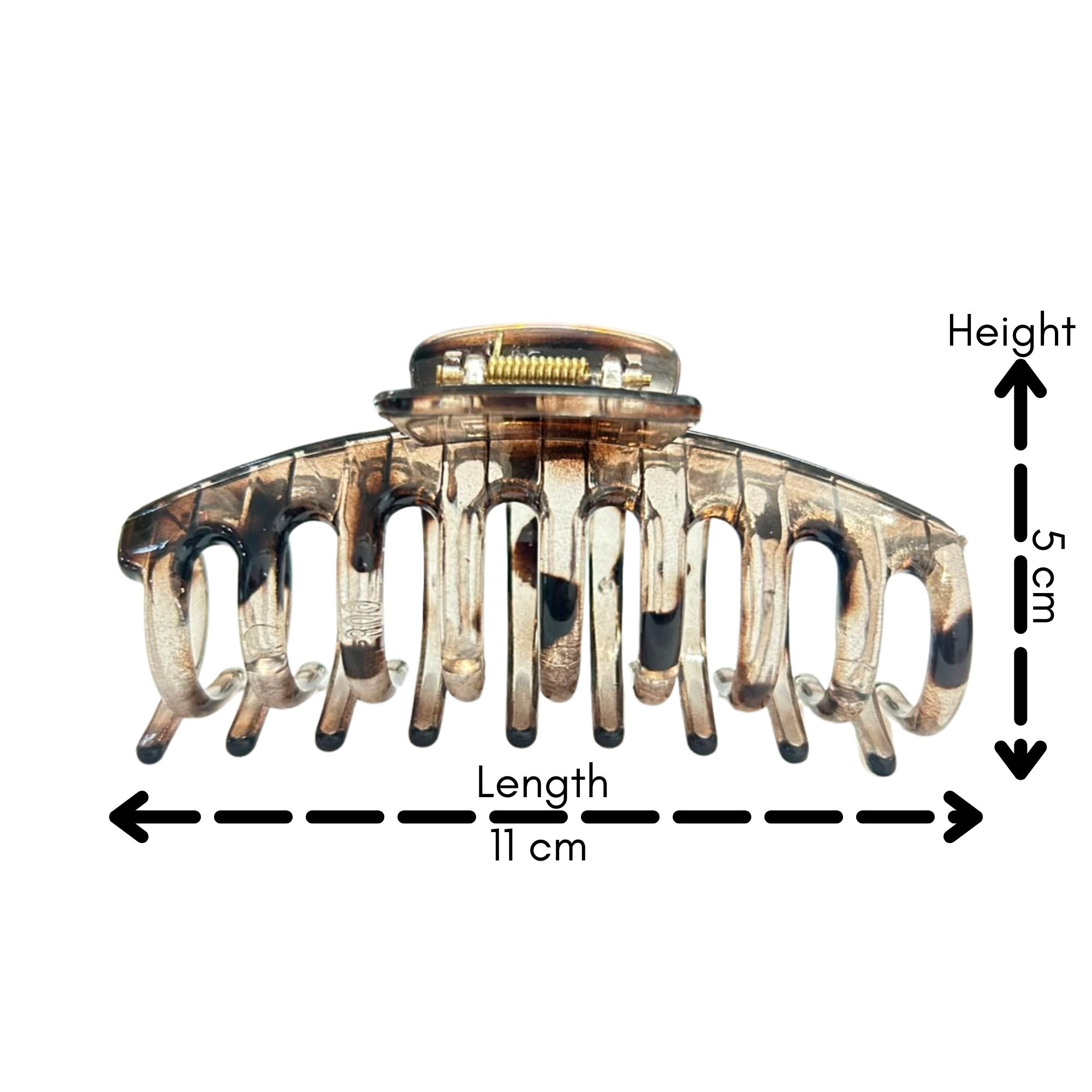 #AJC-0306 HAIR CLAW DARK COLOUR 11CM