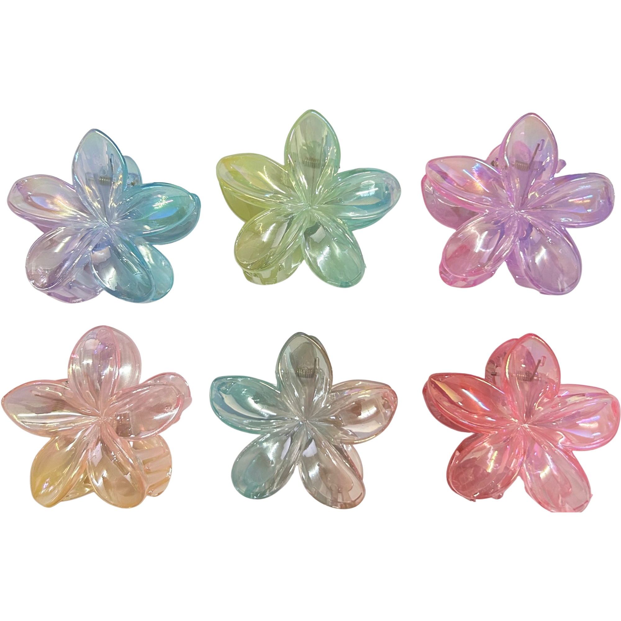 AJC-0321 HAIR CLAW FLOWER 7.5CM