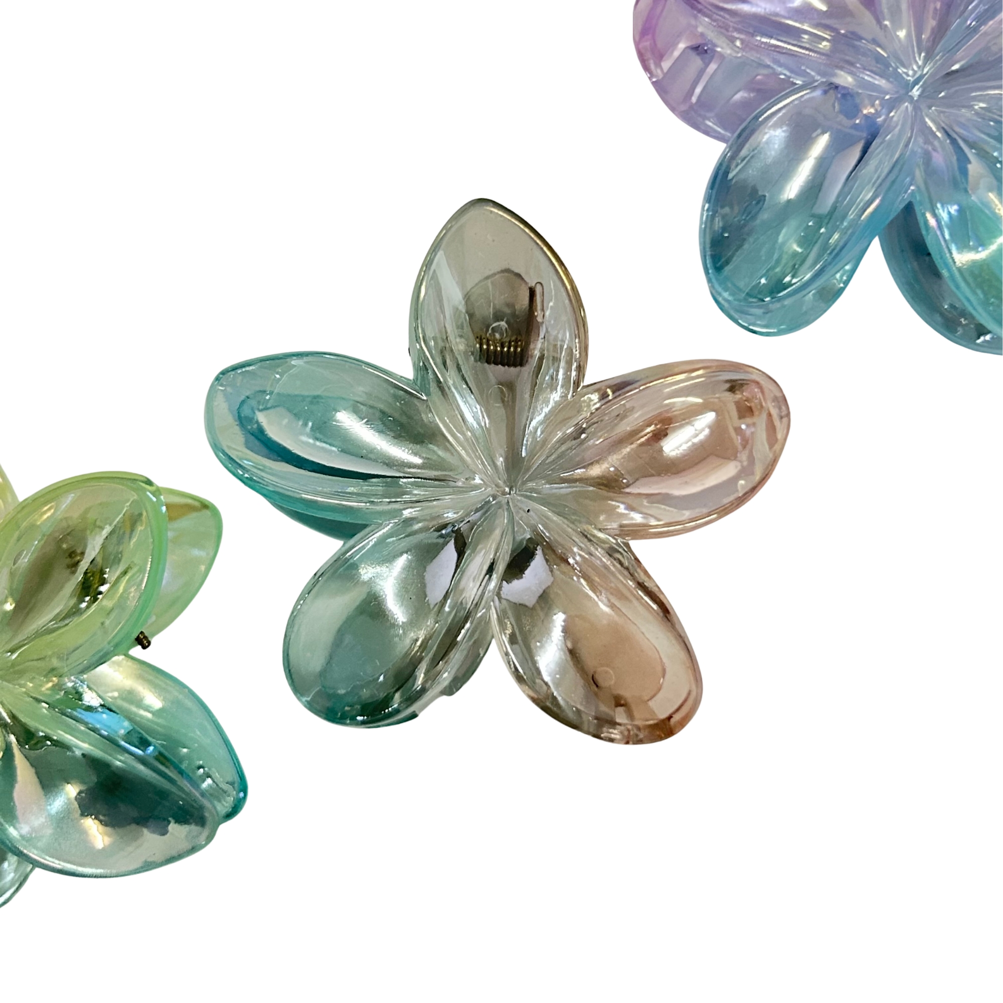 AJC-0321 HAIR CLAW FLOWER 7.5CM