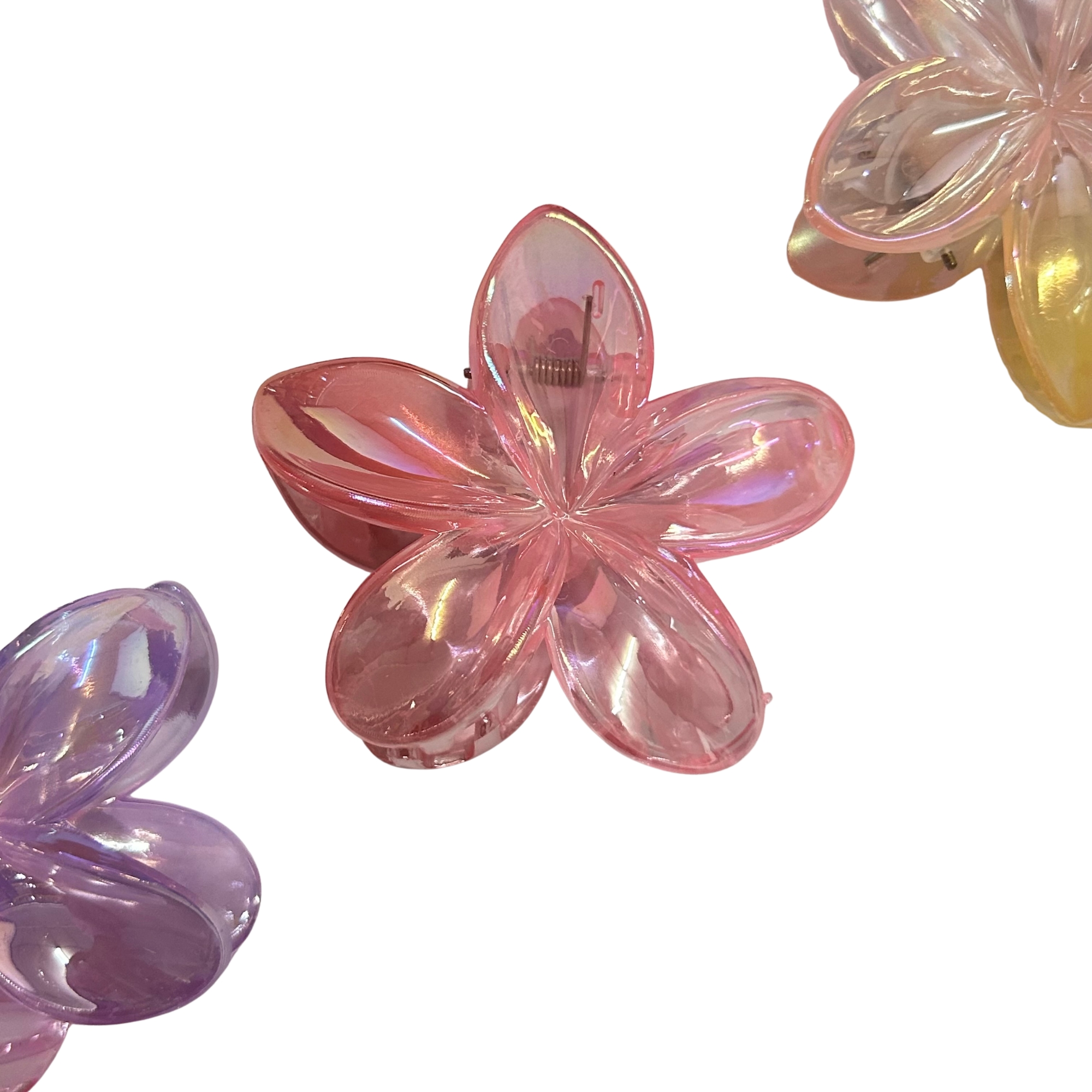 AJC-0321 HAIR CLAW FLOWER 7.5CM