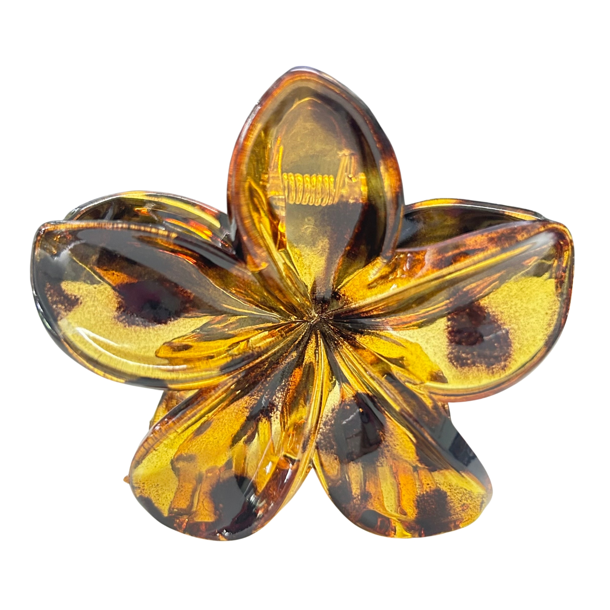 AJC-0321 BOLD LEOPARD HAIR CLAW FLOWER