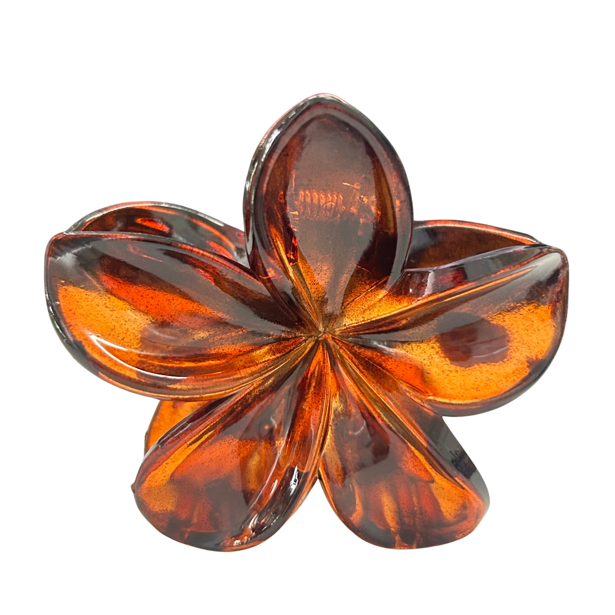 AJC-0321 BOLD LEOPARD HAIR CLAW FLOWER