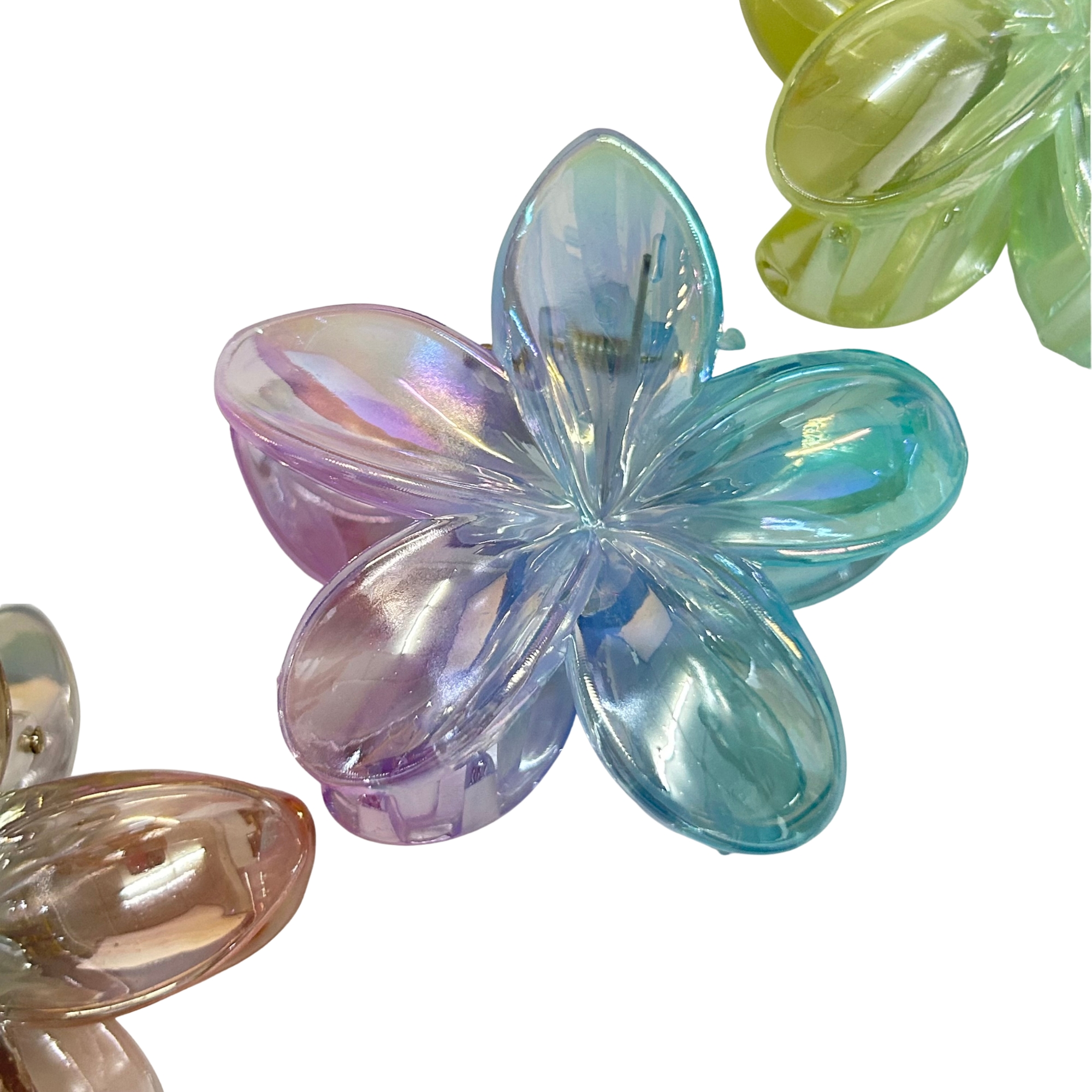 AJC-0321 HAIR CLAW FLOWER 7.5CM