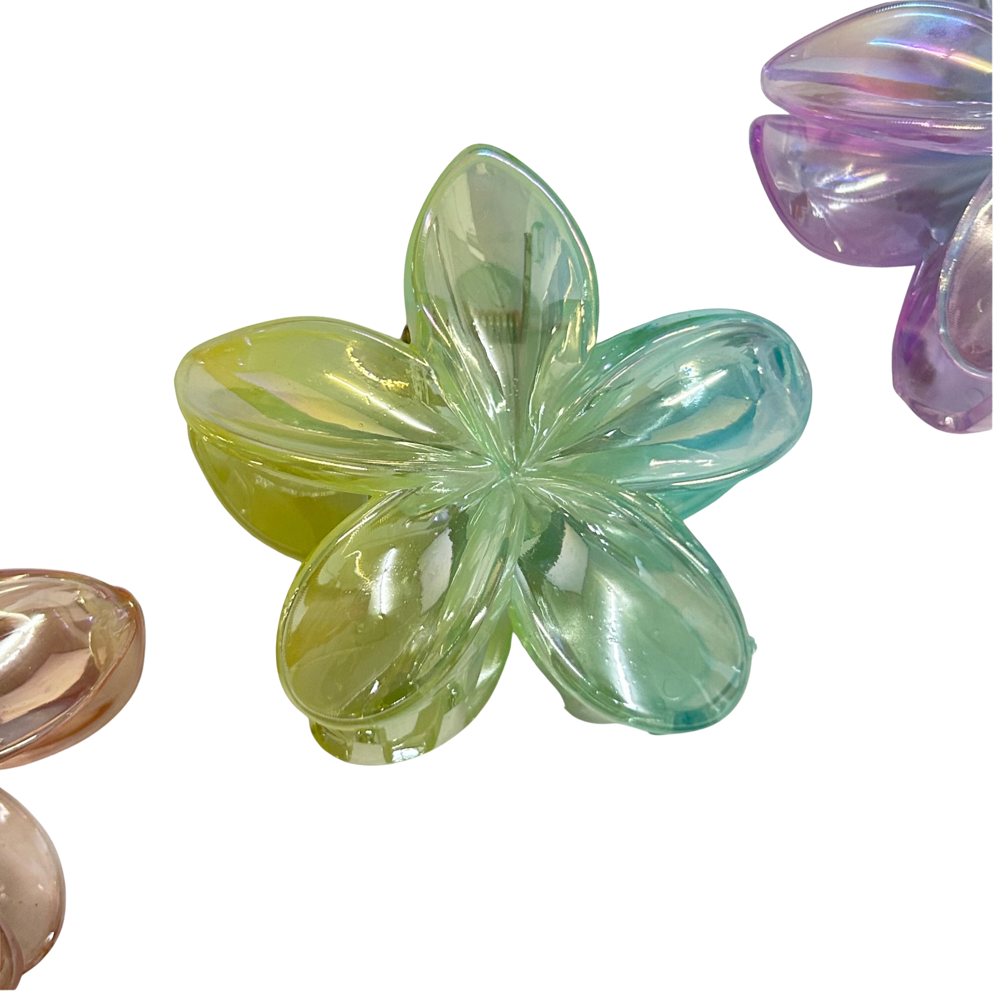 AJC-0321 HAIR CLAW FLOWER 7.5CM