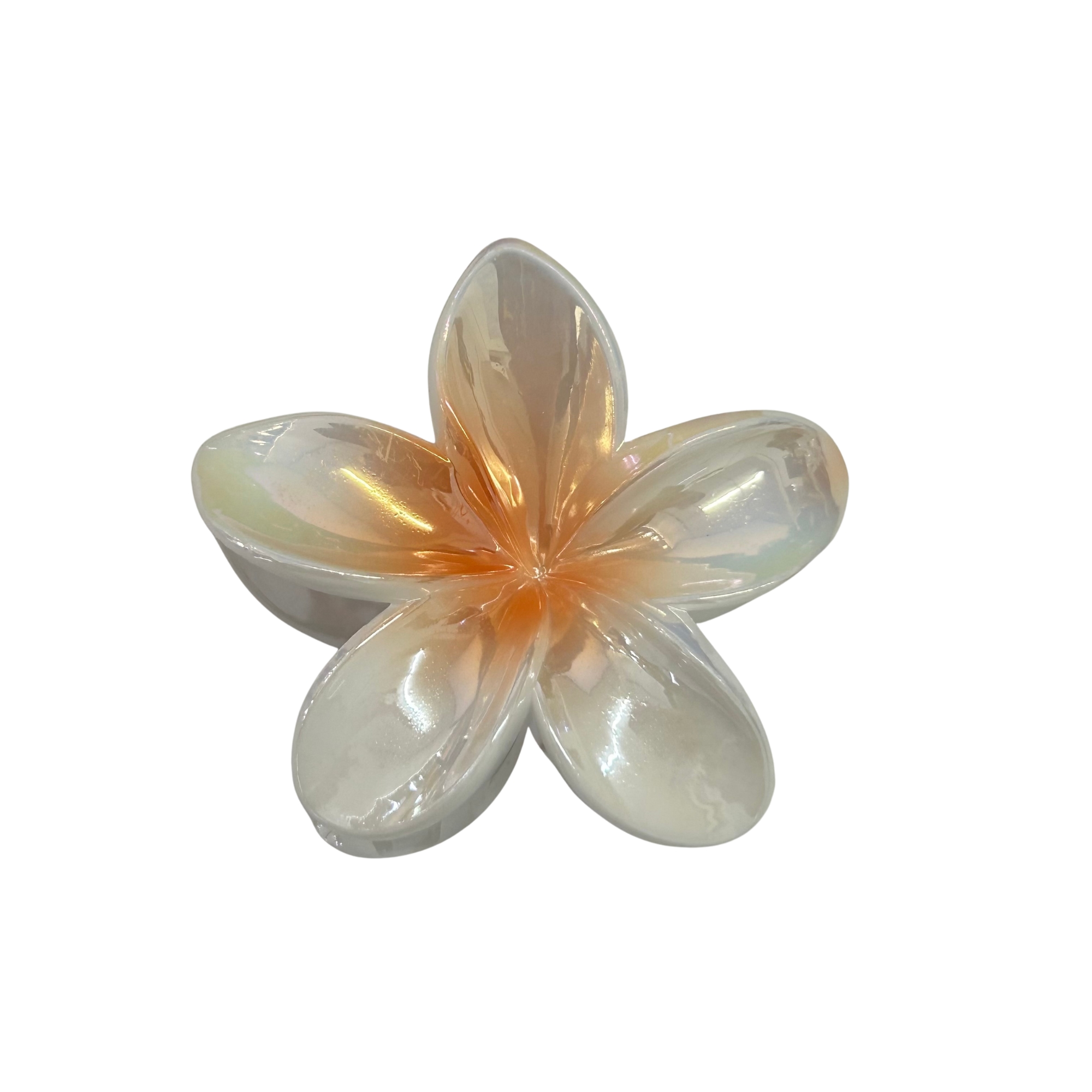 AJC-0321 POP COLOR HAIR CLAW FLOWER