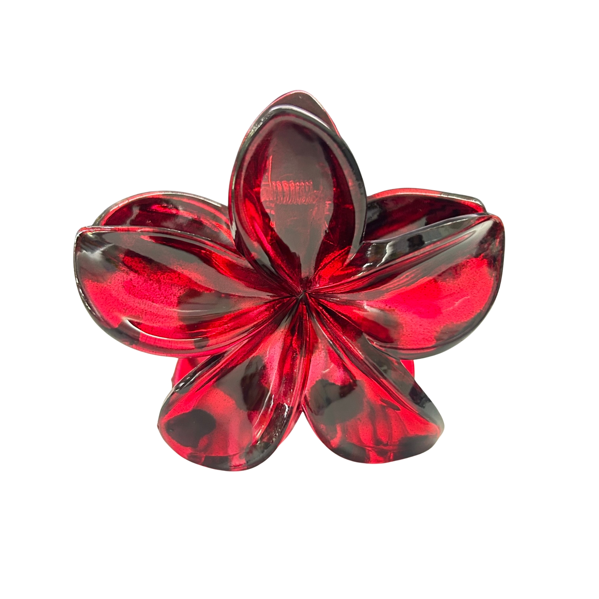 AJC-0321 BOLD LEOPARD HAIR CLAW FLOWER
