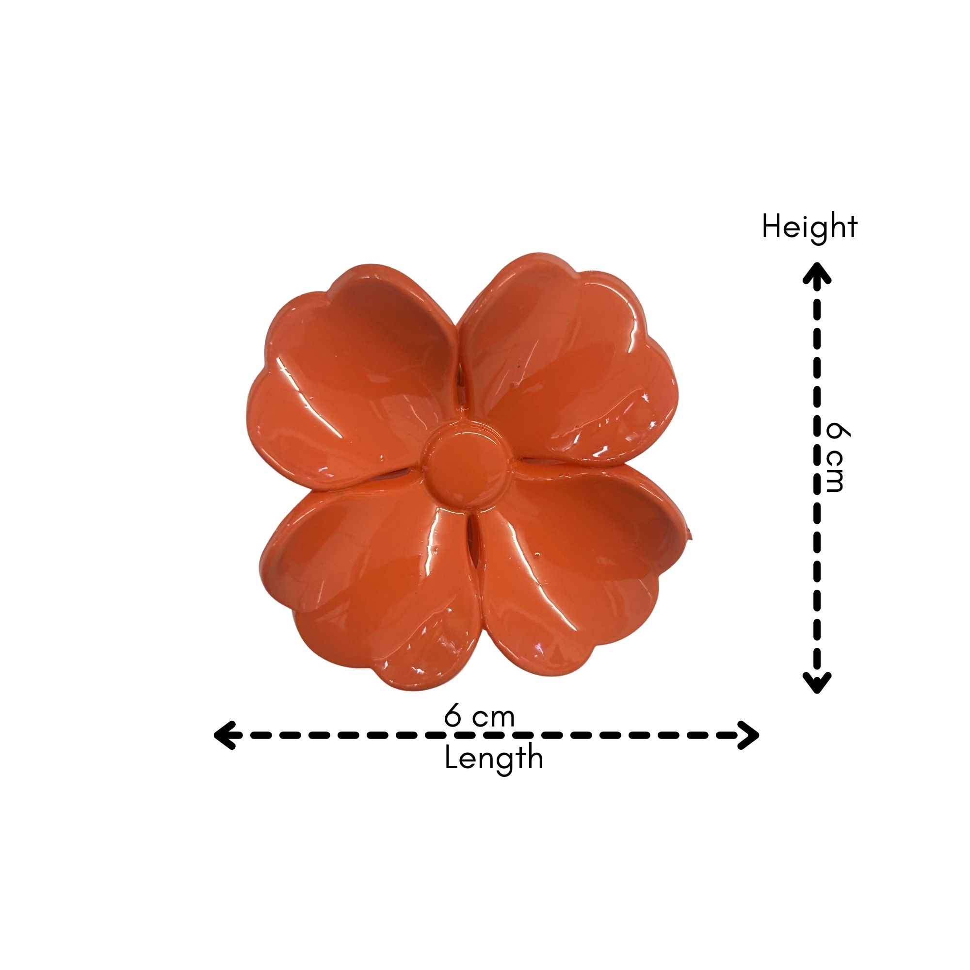 AJC-0323 CAMELLIA FLOWER HAIR CLAW 6CM image