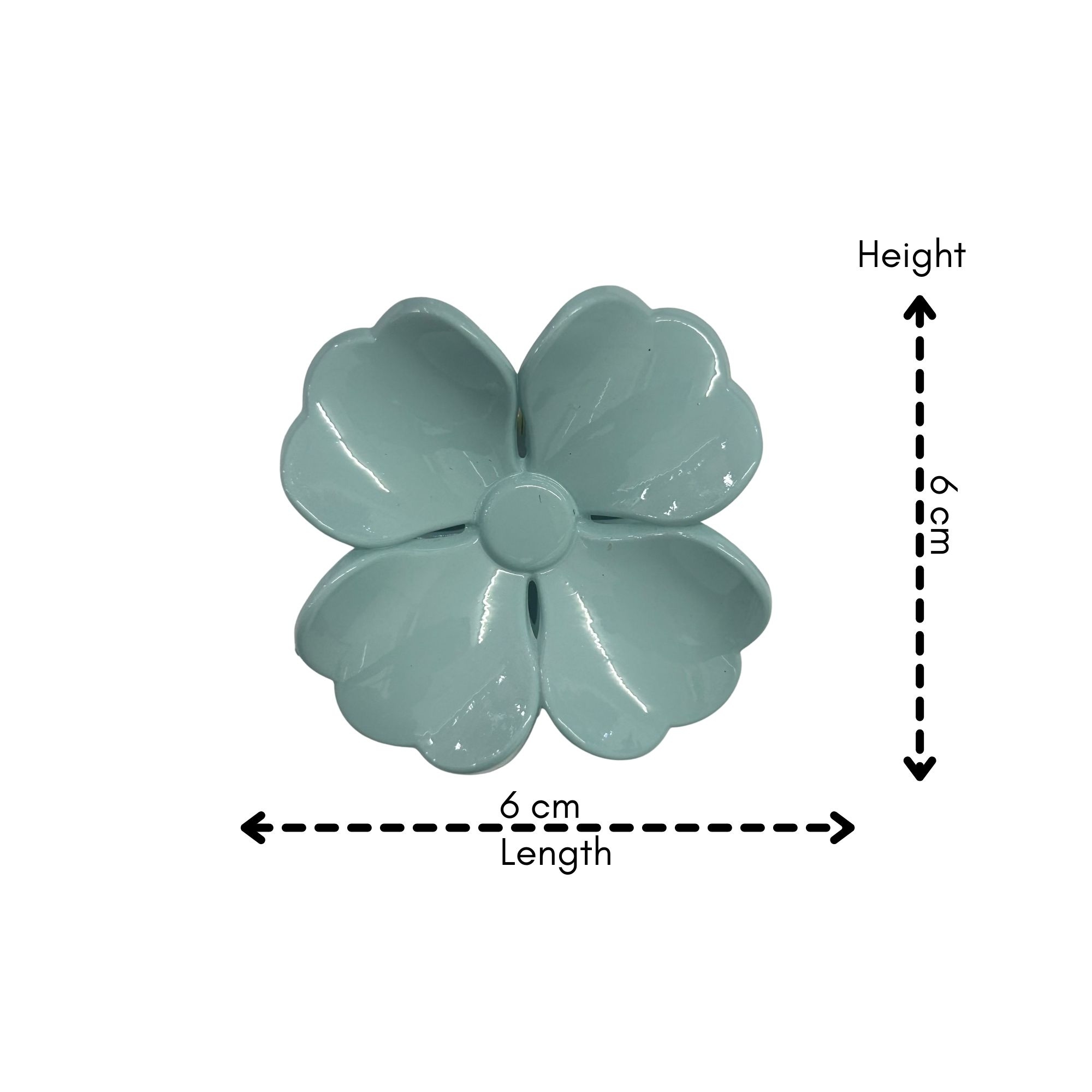 AJC-0323 CAMELLIA FLOWER HAIR CLAW 6CM image