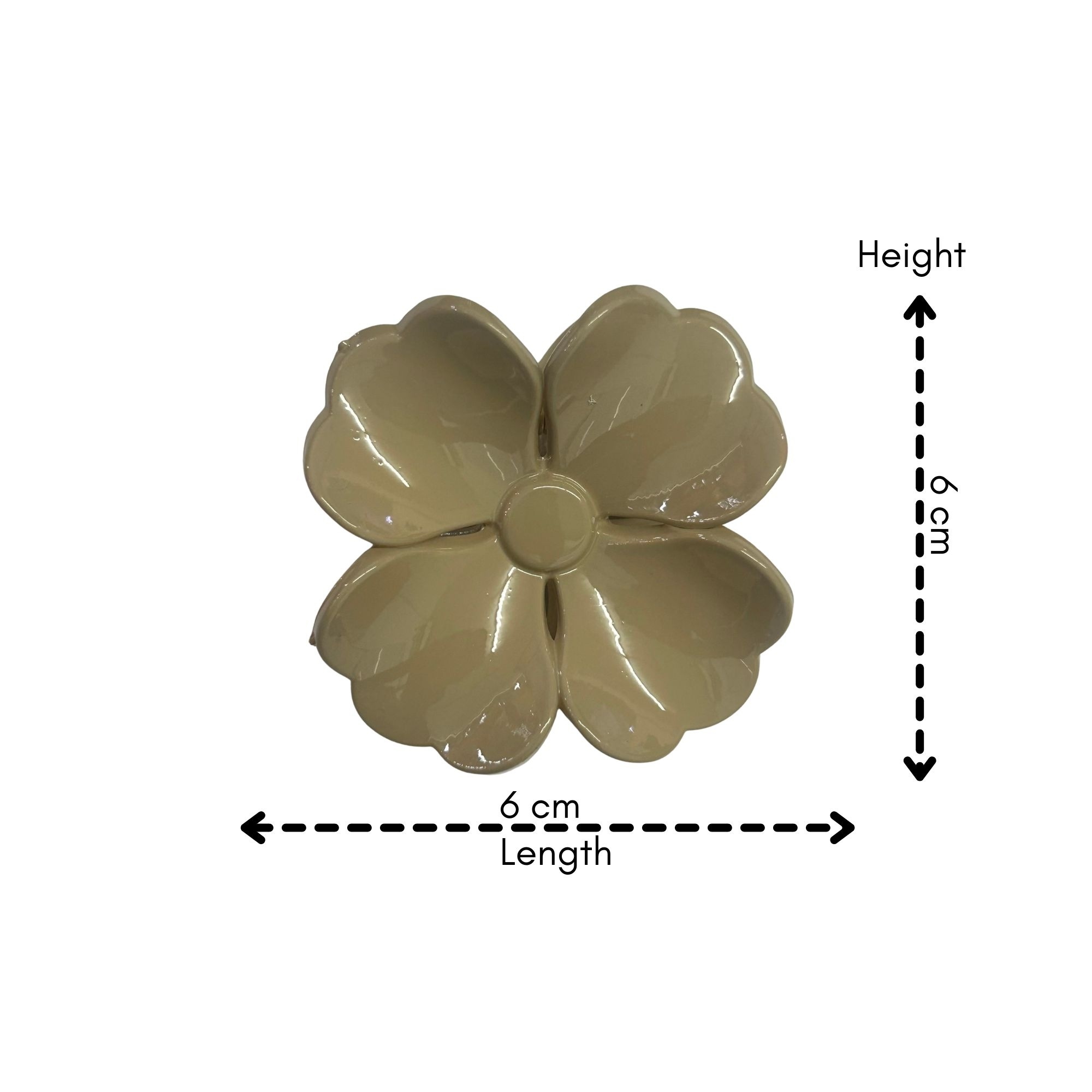 AJC-0323 CAMELLIA FLOWER HAIR CLAW 6CM image