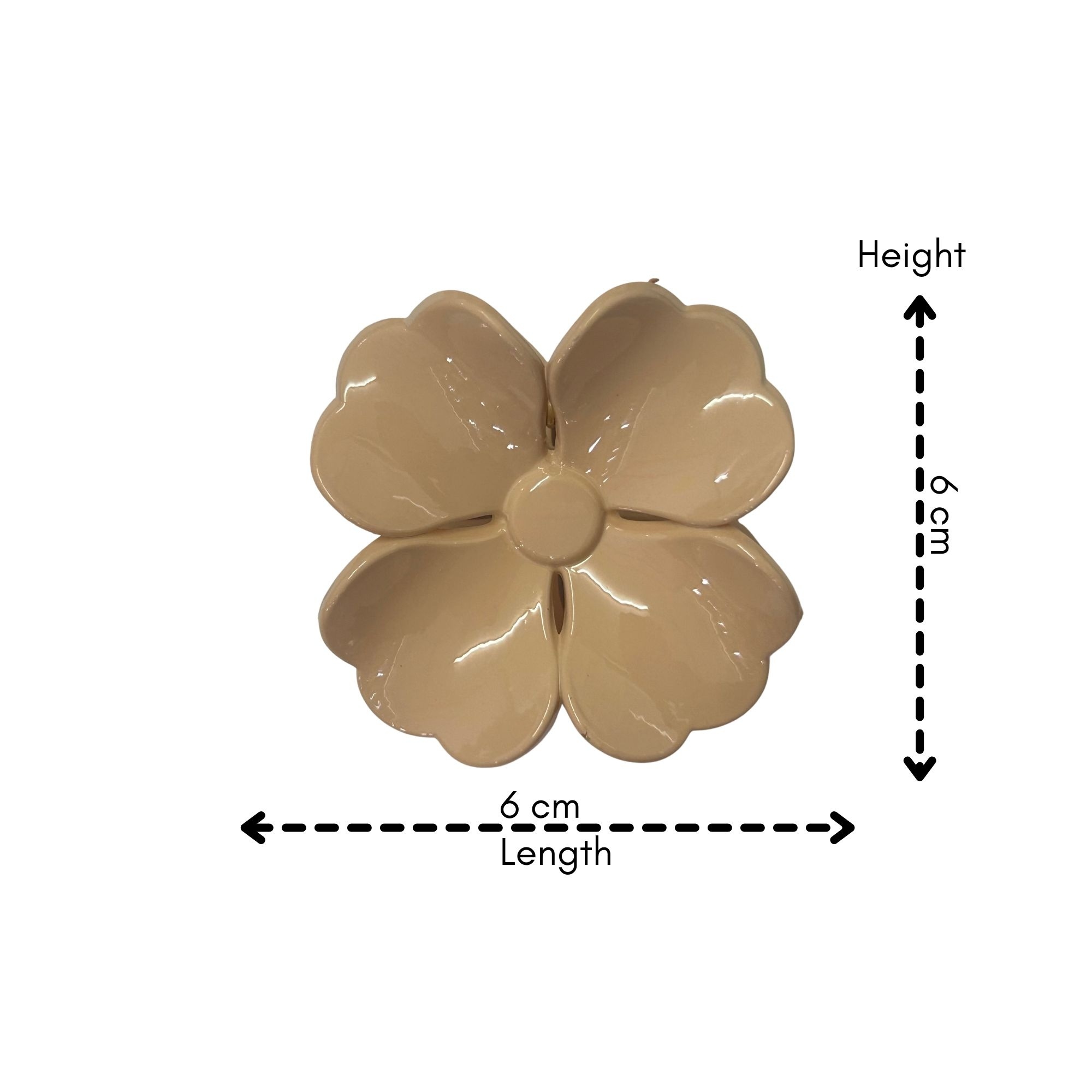 AJC-0323 CAMELLIA FLOWER HAIR CLAW 6CM image