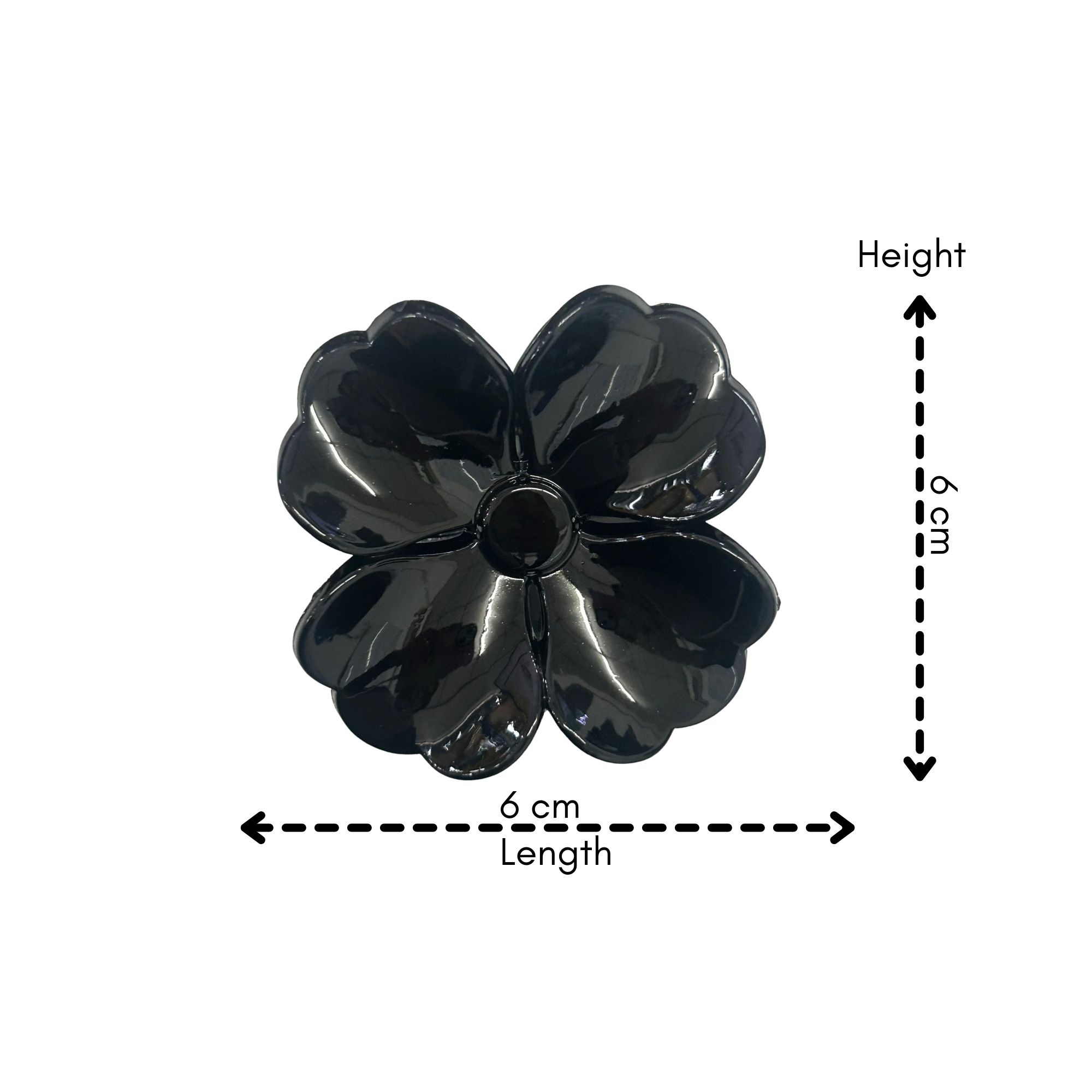 AJC-0323 CAMELLIA FLOWER HAIR CLAW 6CM image