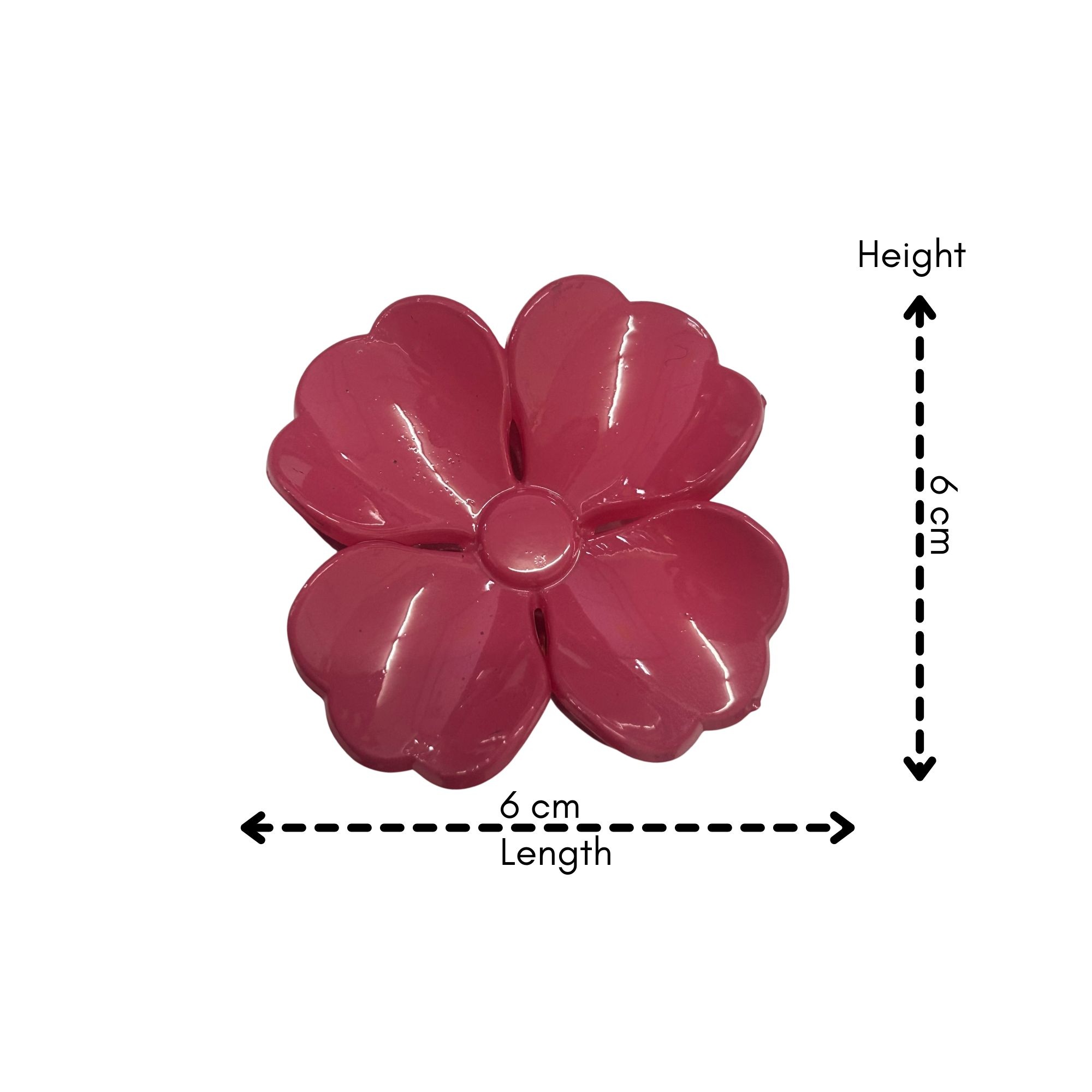 AJC-0323 CAMELLIA FLOWER HAIR CLAW 6CM image