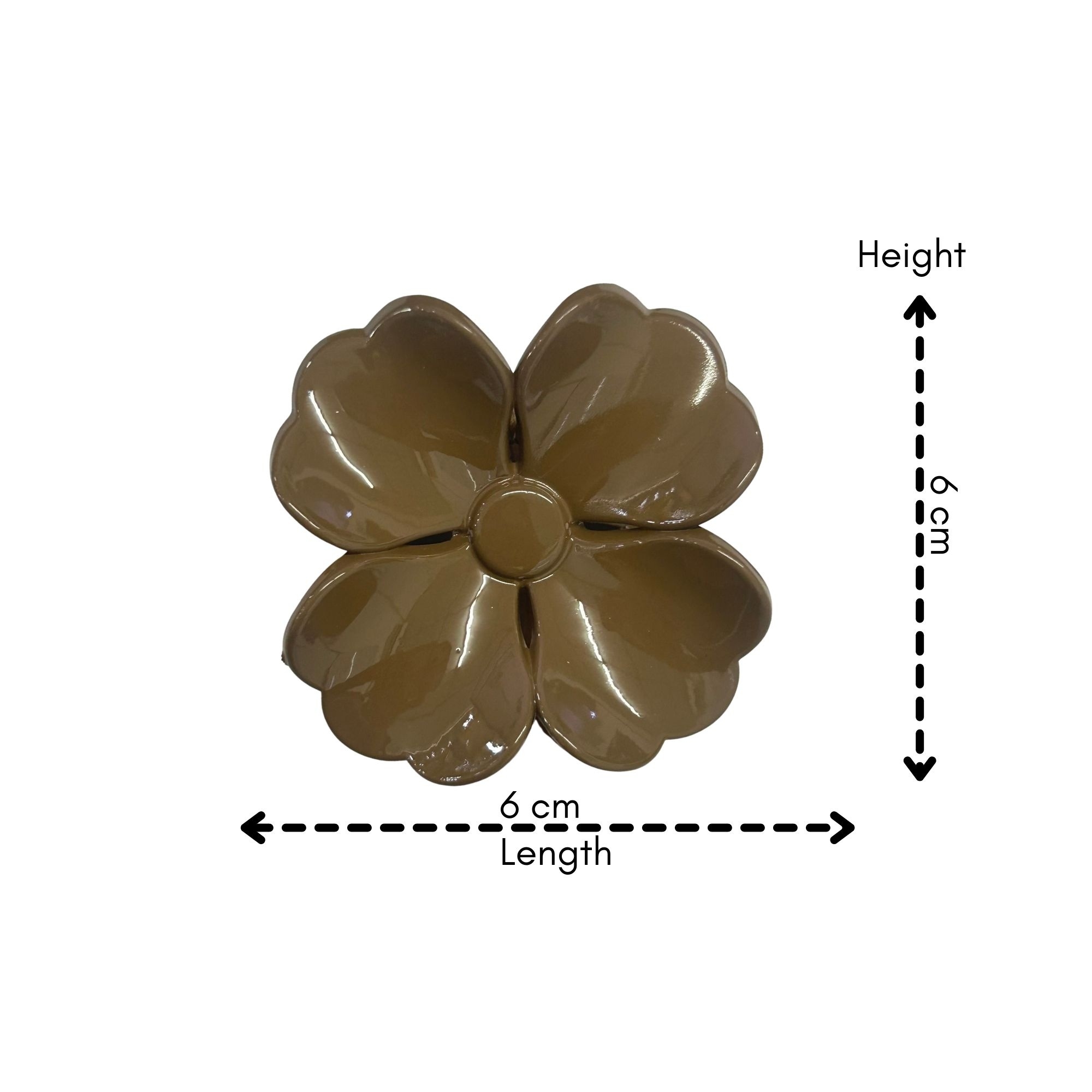 AJC-0323 CAMELLIA FLOWER HAIR CLAW 6CM image