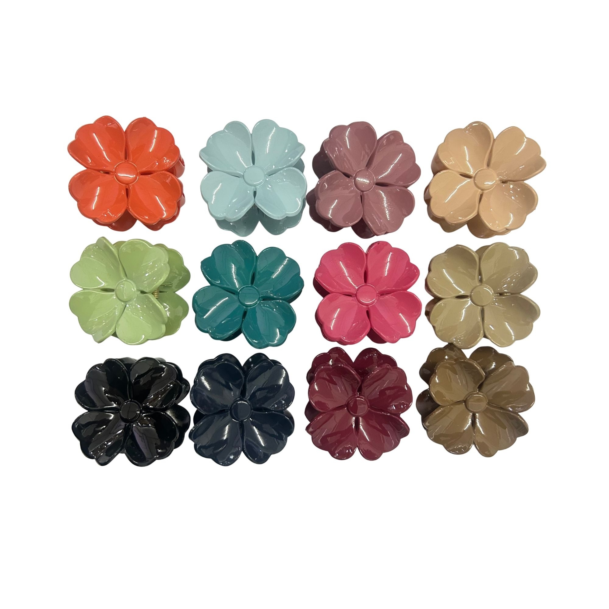 AJC-0323 CAMELLIA FLOWER HAIR CLAW 6CM image