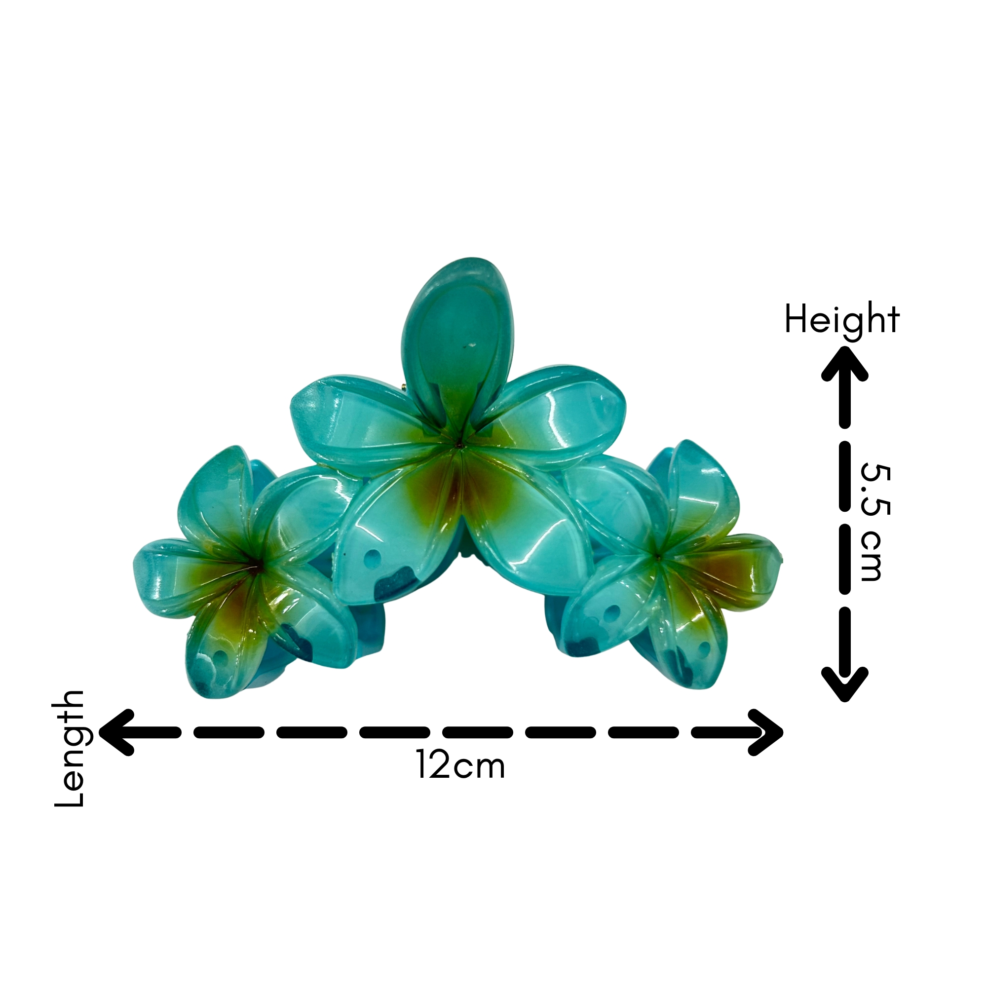 AJC-0333 MULTICOLOR FLOWER HAIR CLAW