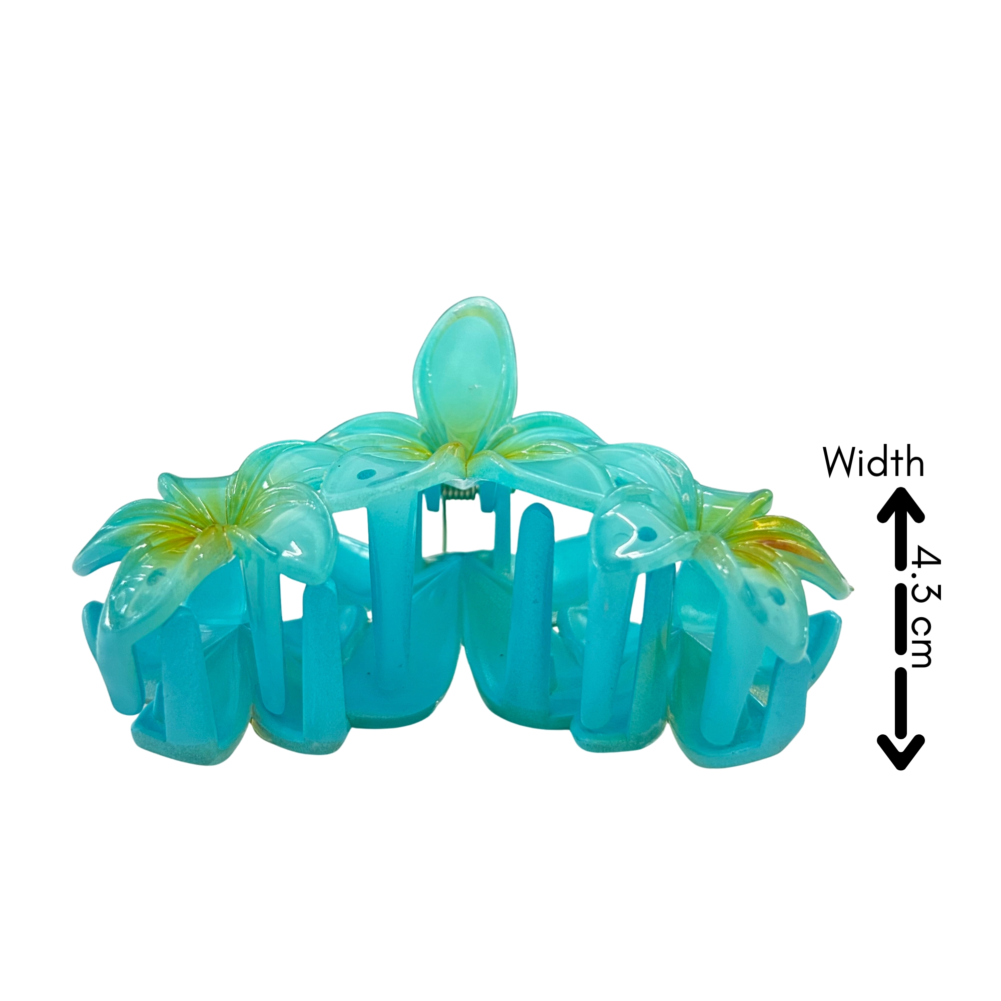 AJC-0333 MULTICOLOR FLOWER HAIR CLAW