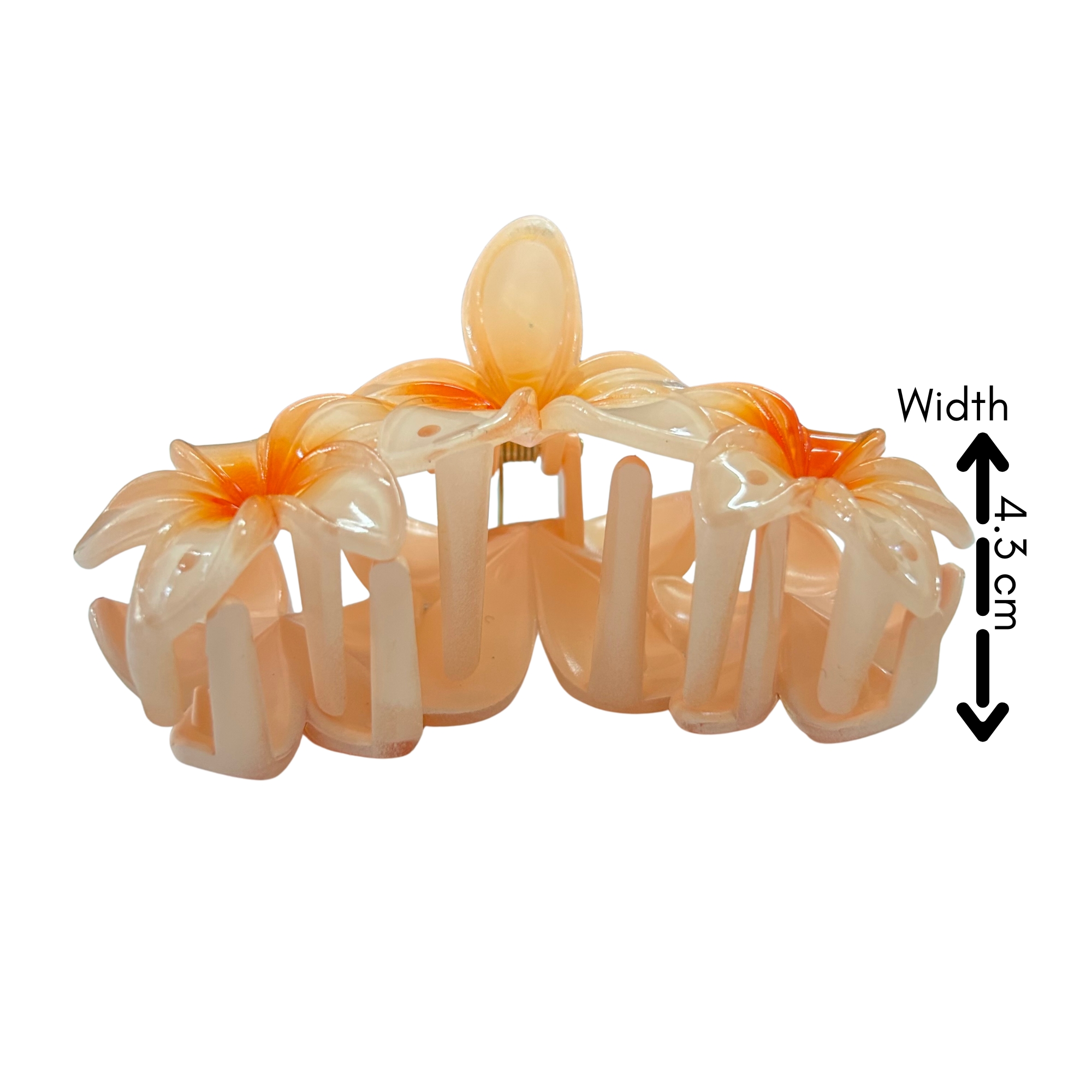 AJC-0333 MULTICOLOR FLOWER HAIR CLAW