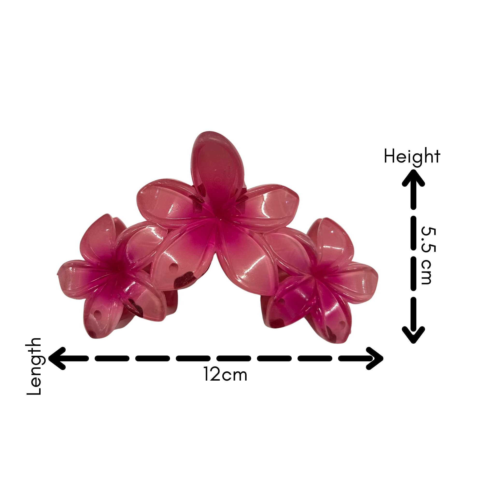 AJC-0333 MULTICOLOR FLOWER HAIR CLAW