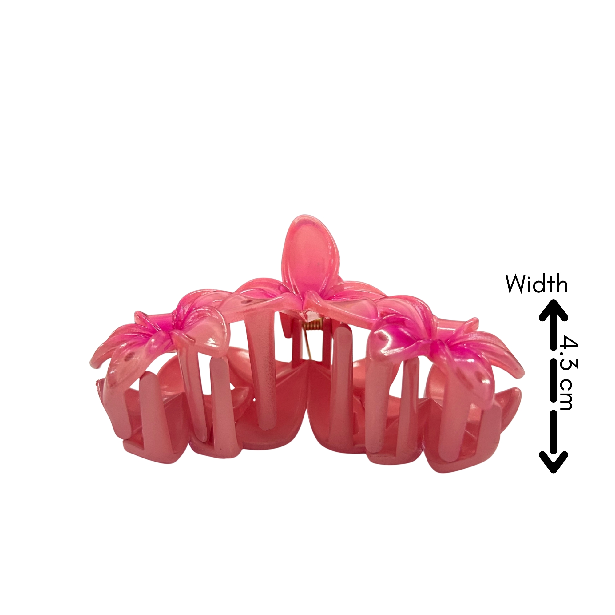 AJC-0333 MULTICOLOR FLOWER HAIR CLAW
