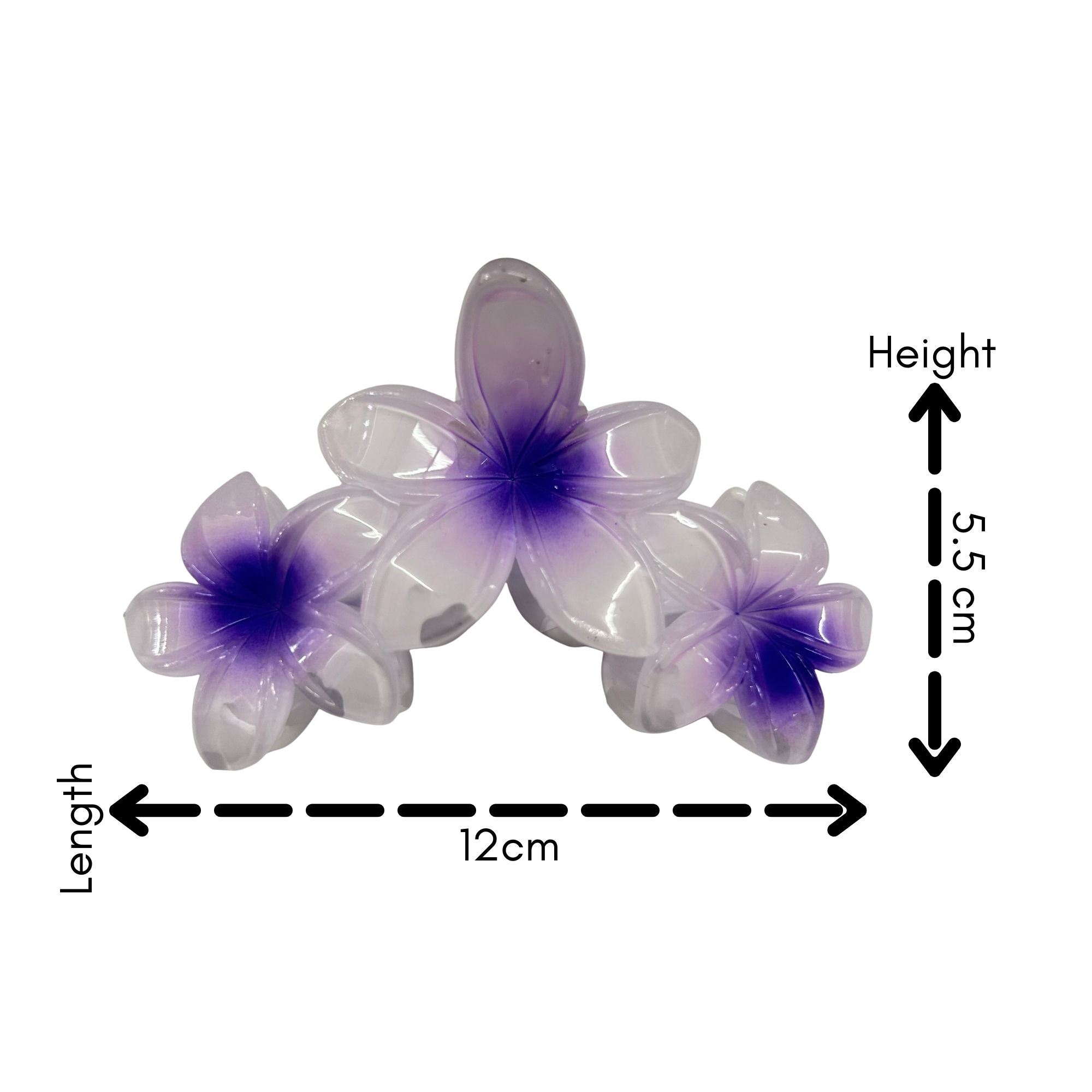 AJC-0333 MULTICOLOR FLOWER HAIR CLAW