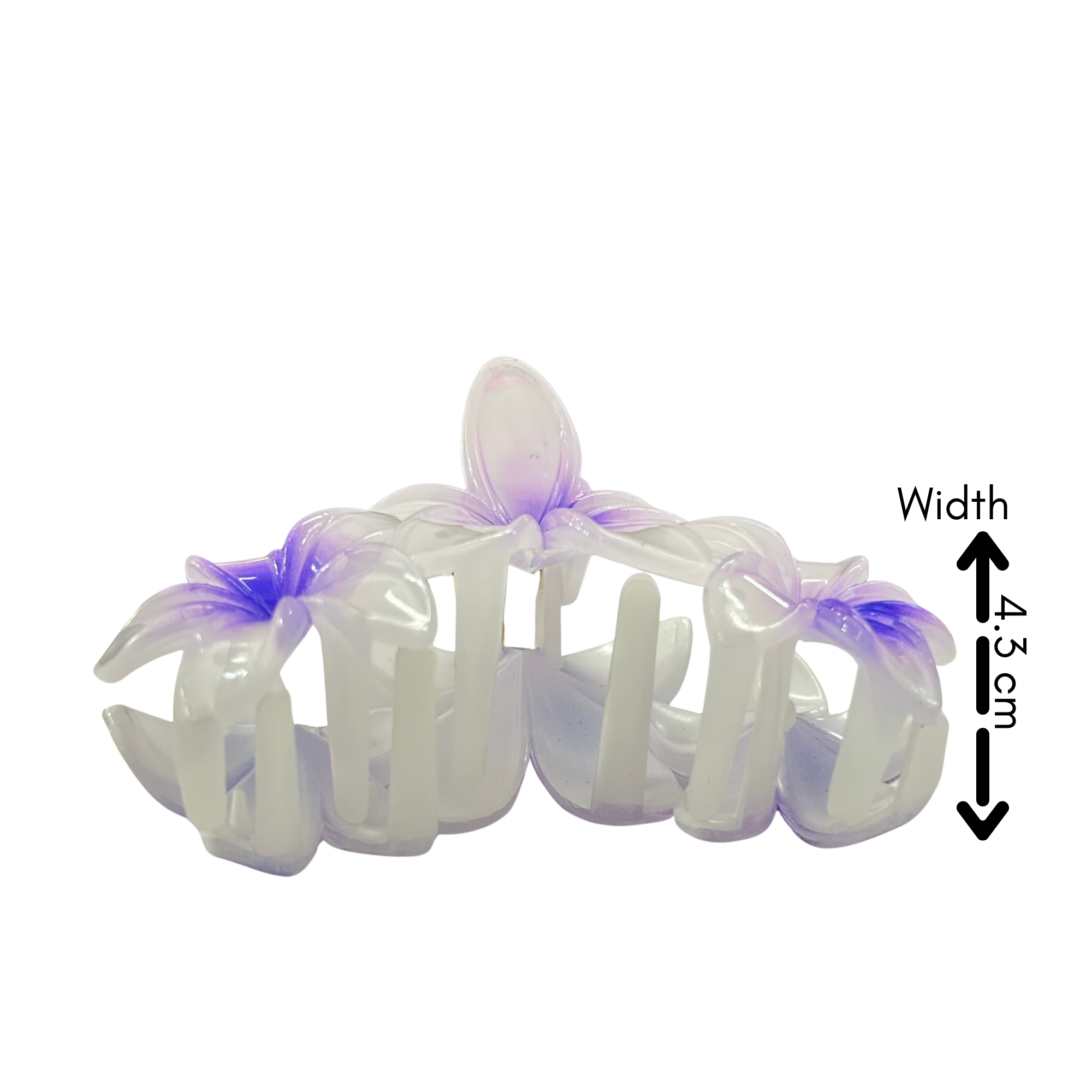 AJC-0333 MULTICOLOR FLOWER HAIR CLAW