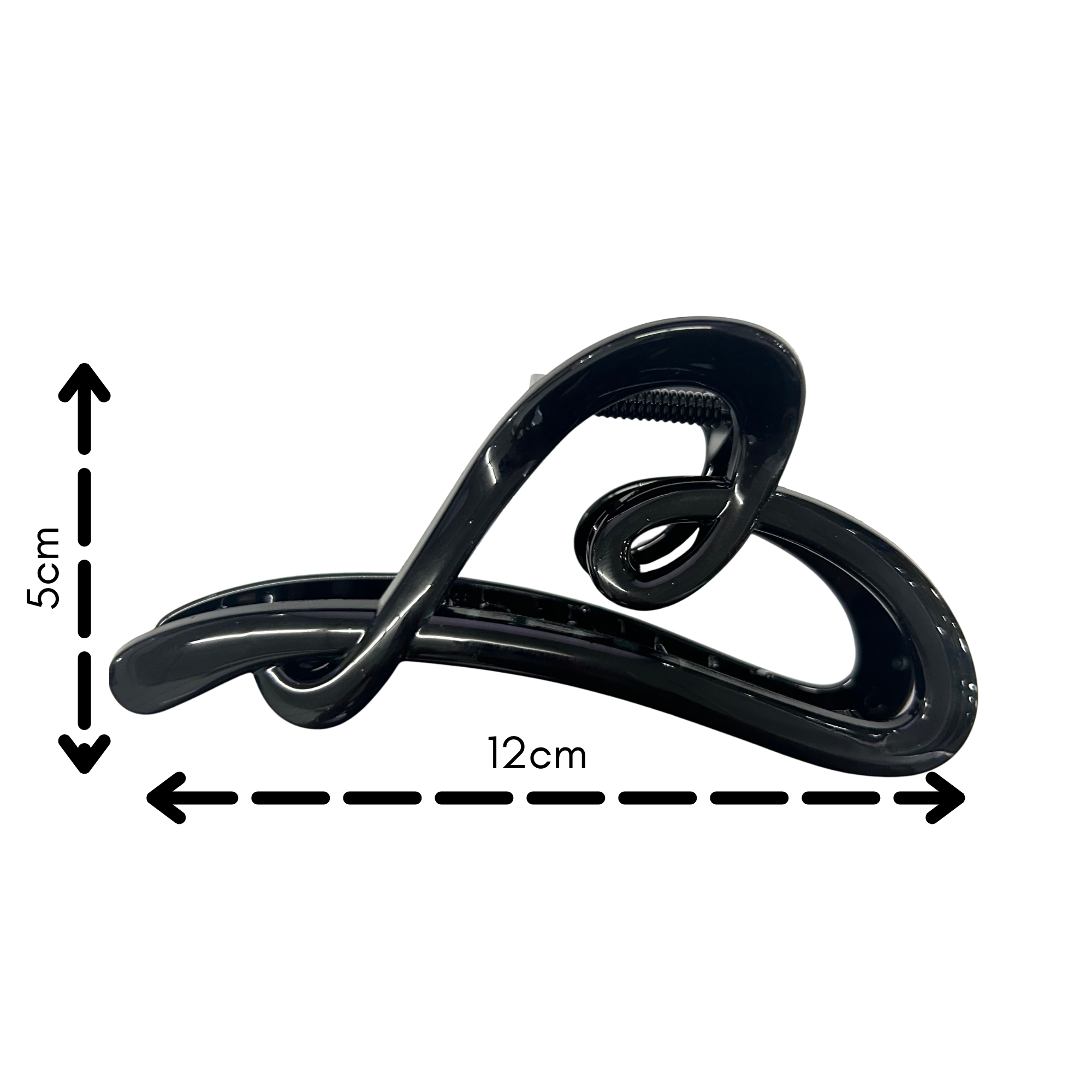 AJC-0346 HEART SHAPE HAIR CLIP 12CM