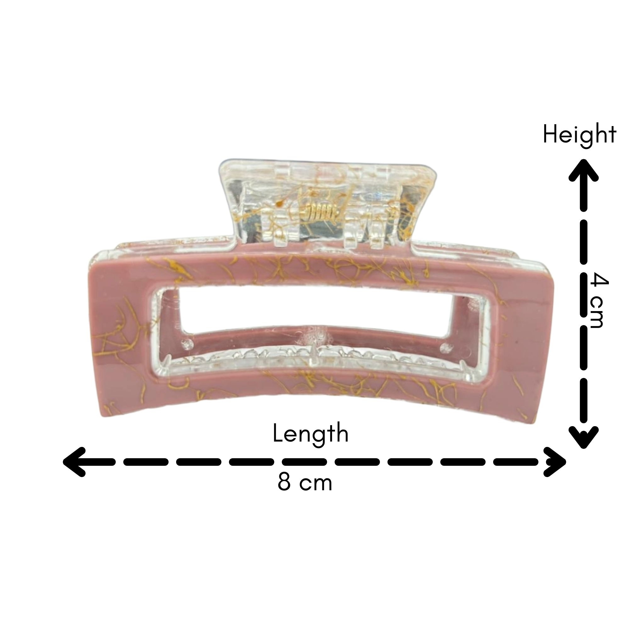 AJC-0375 JAWCLIP WITH GOLD LINE 8CM