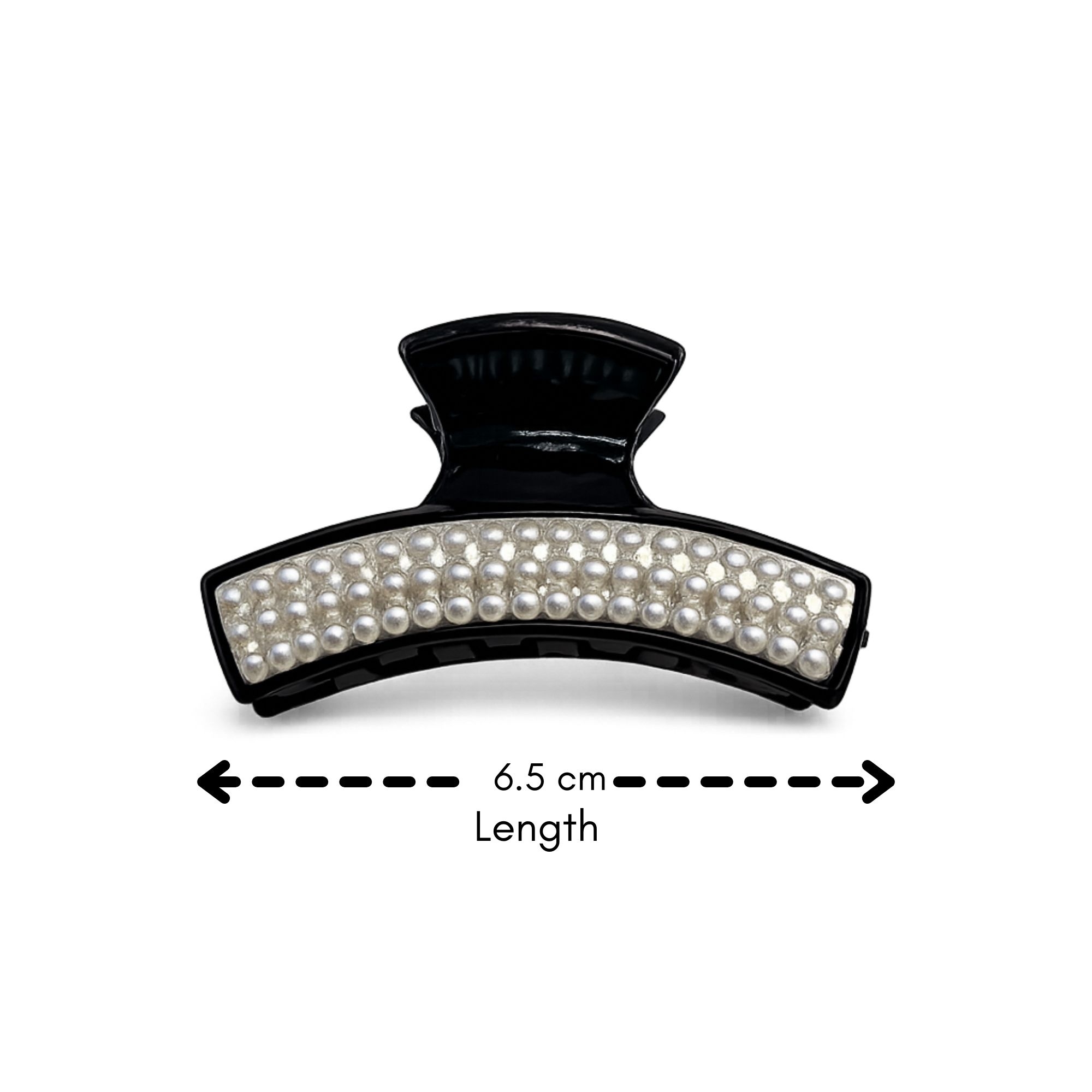 #0427 HAIR CLAW SMALL PEARL 6.5CM