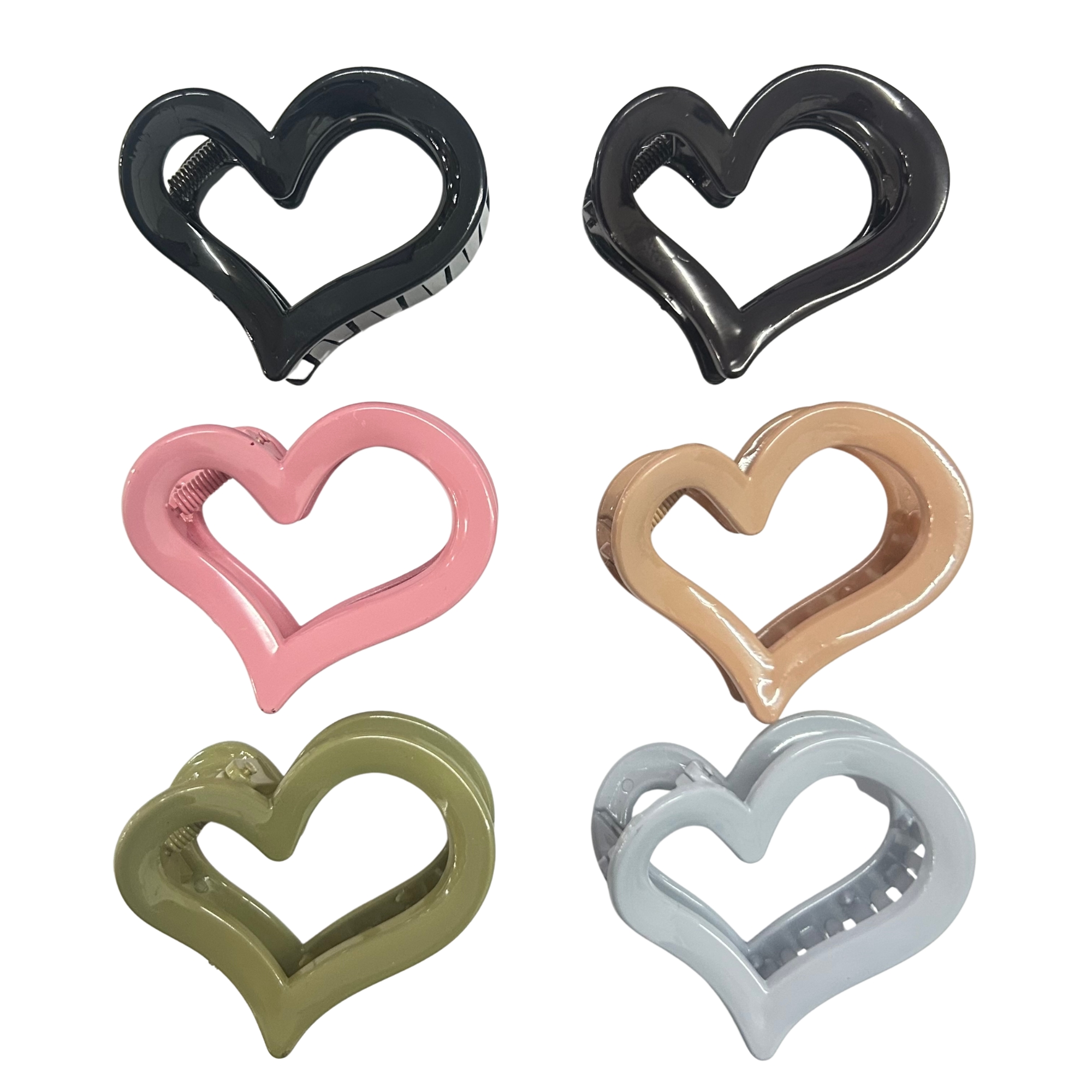 AJC-0436 LOVE HAIR CLAW 6CM