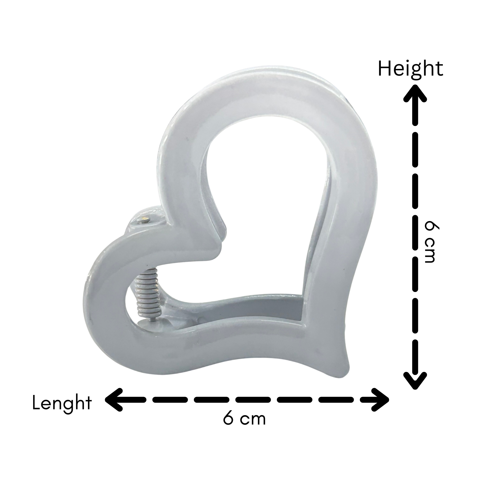 AJC-0436 LOVE HAIR CLAW 6CM