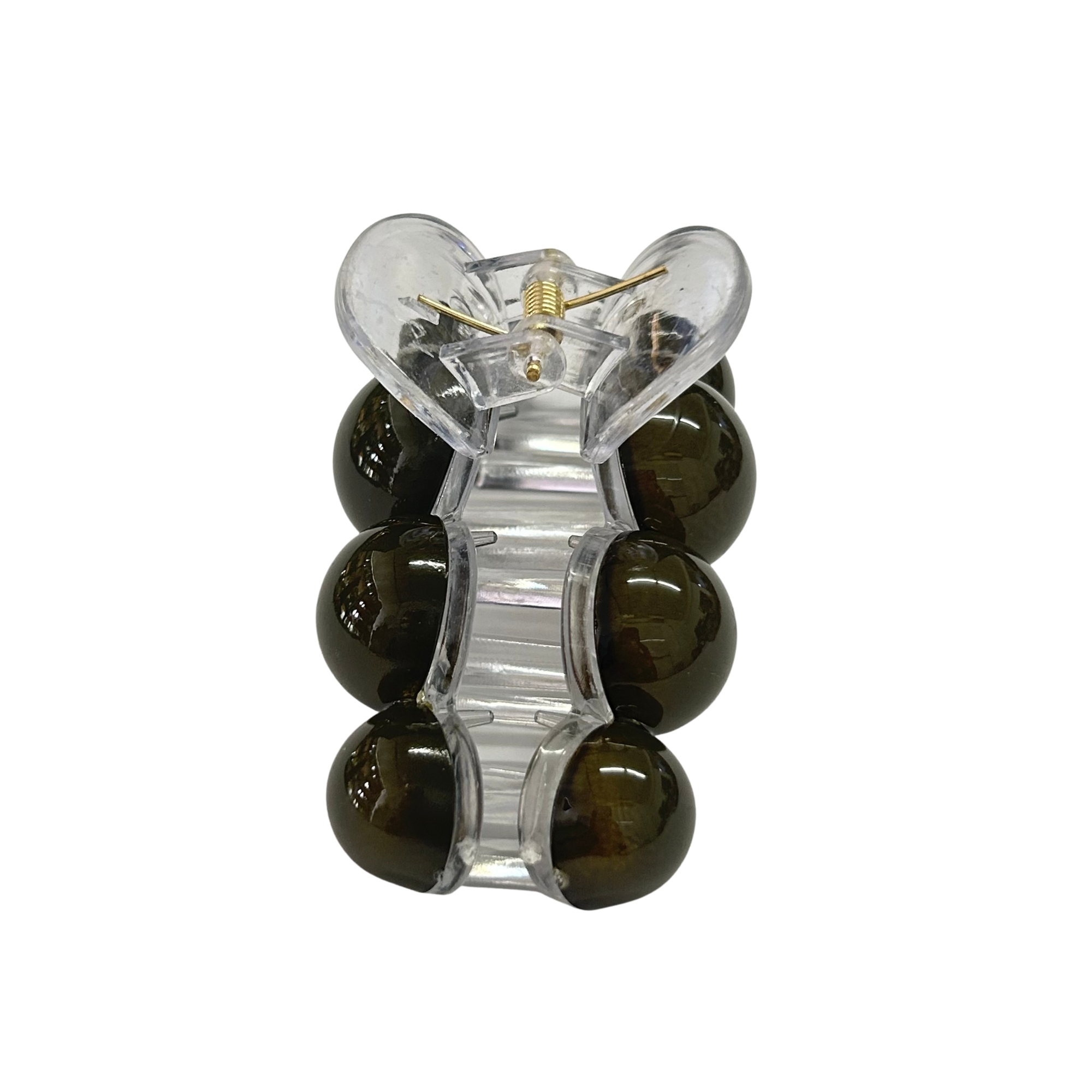 AJC-0446  BUBBLE PEARL HAIR CLAW 10CM
