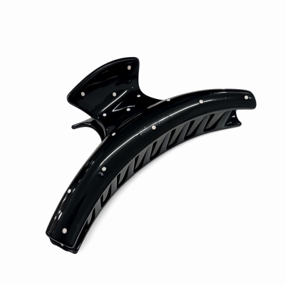EVA & EVE - #0448 CURVED HAIR CLAW POLKADOT 11.5CM