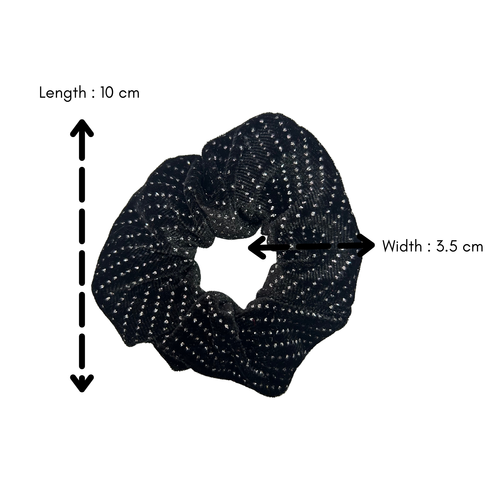 APN-0106 PONYTAIL BLINK VELVET 10CM