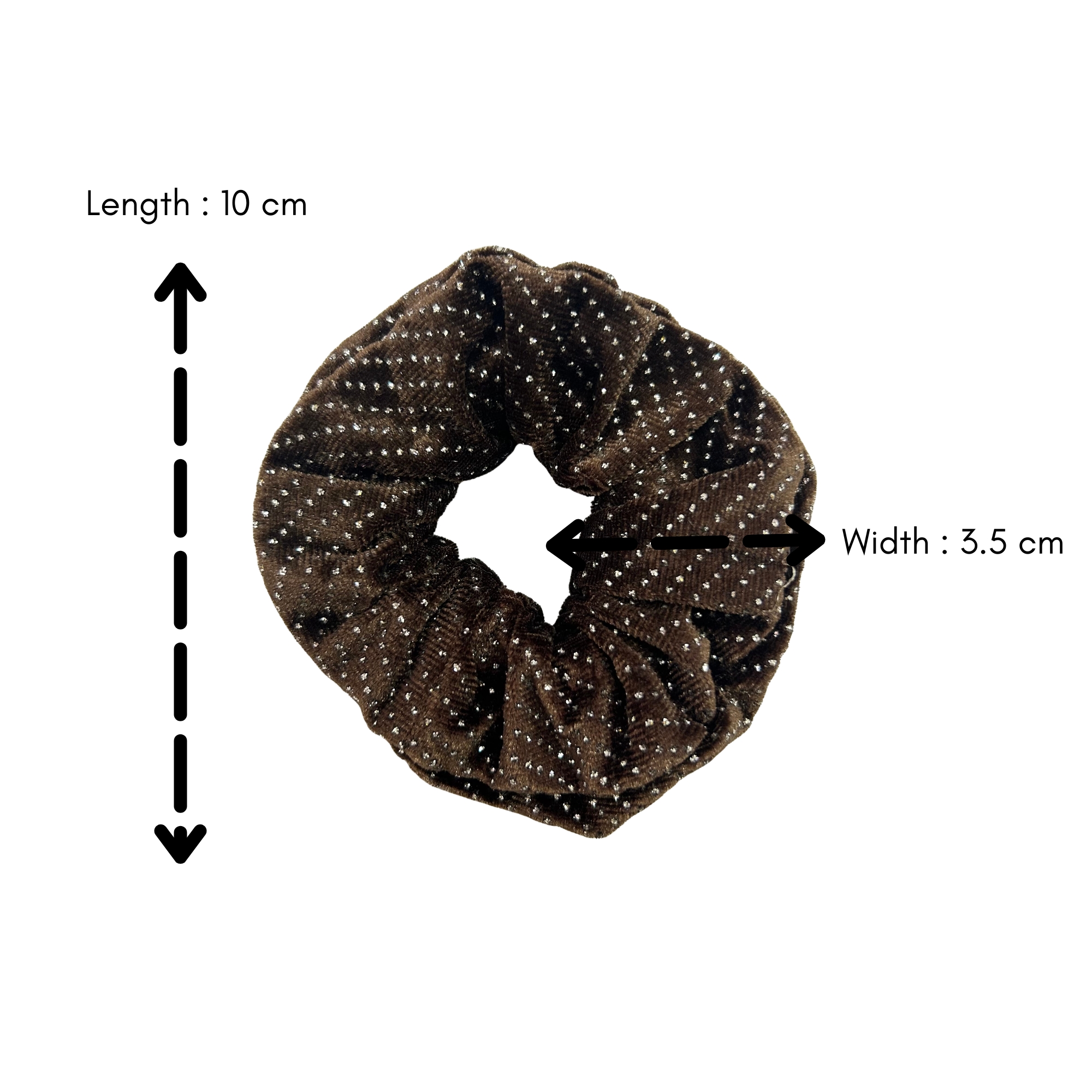 APN-0106 PONYTAIL BLINK VELVET 10CM