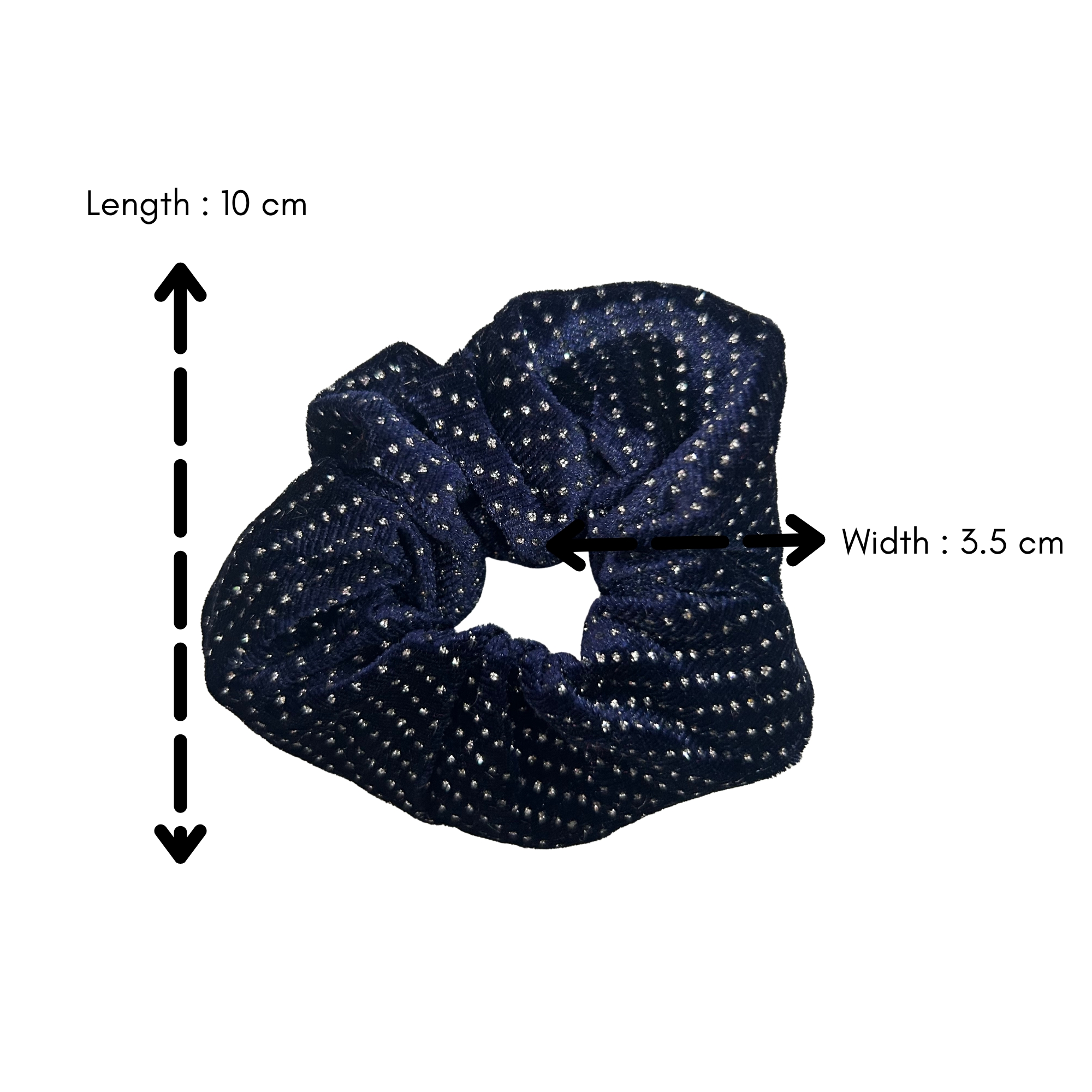 APN-0106 PONYTAIL BLINK VELVET 10CM
