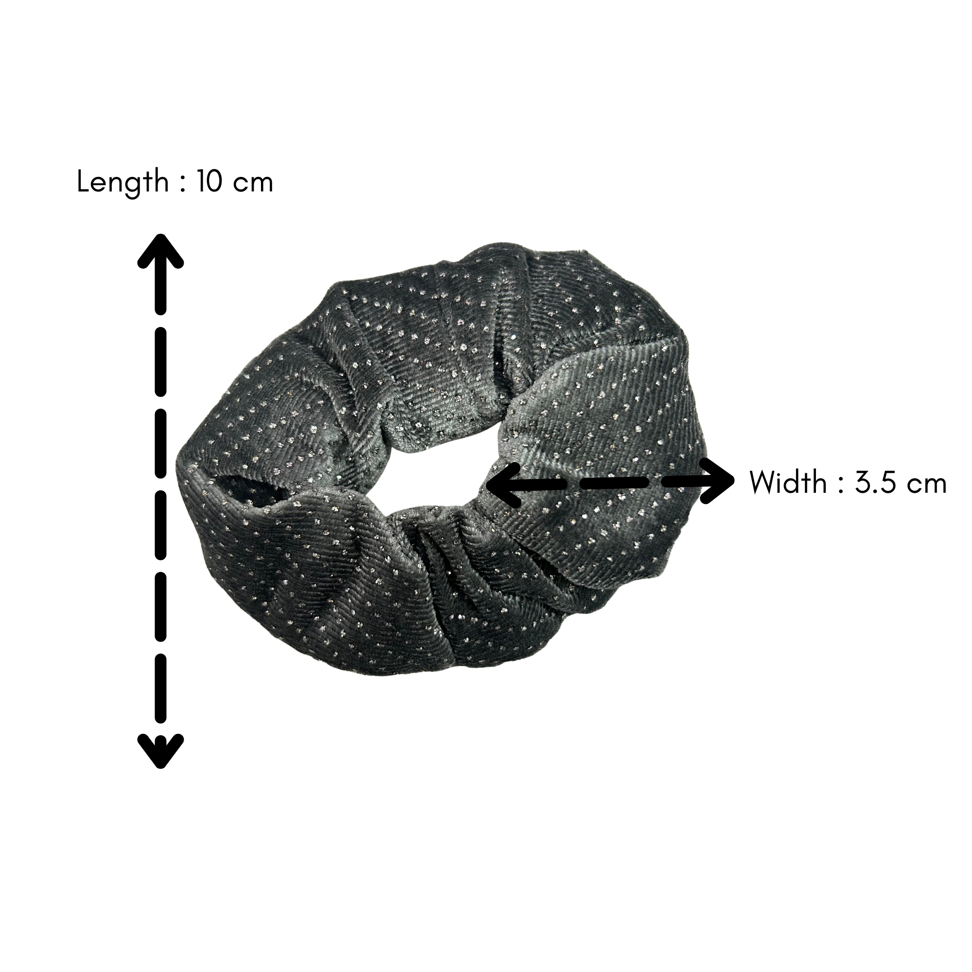 APN-0106 PONYTAIL BLINK VELVET 10CM