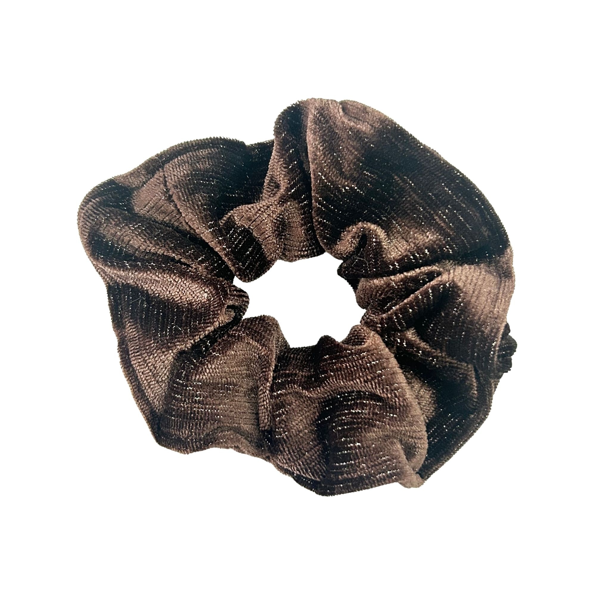 APN-0149 PONYTAIL VELVET SILVER LINING 13cm