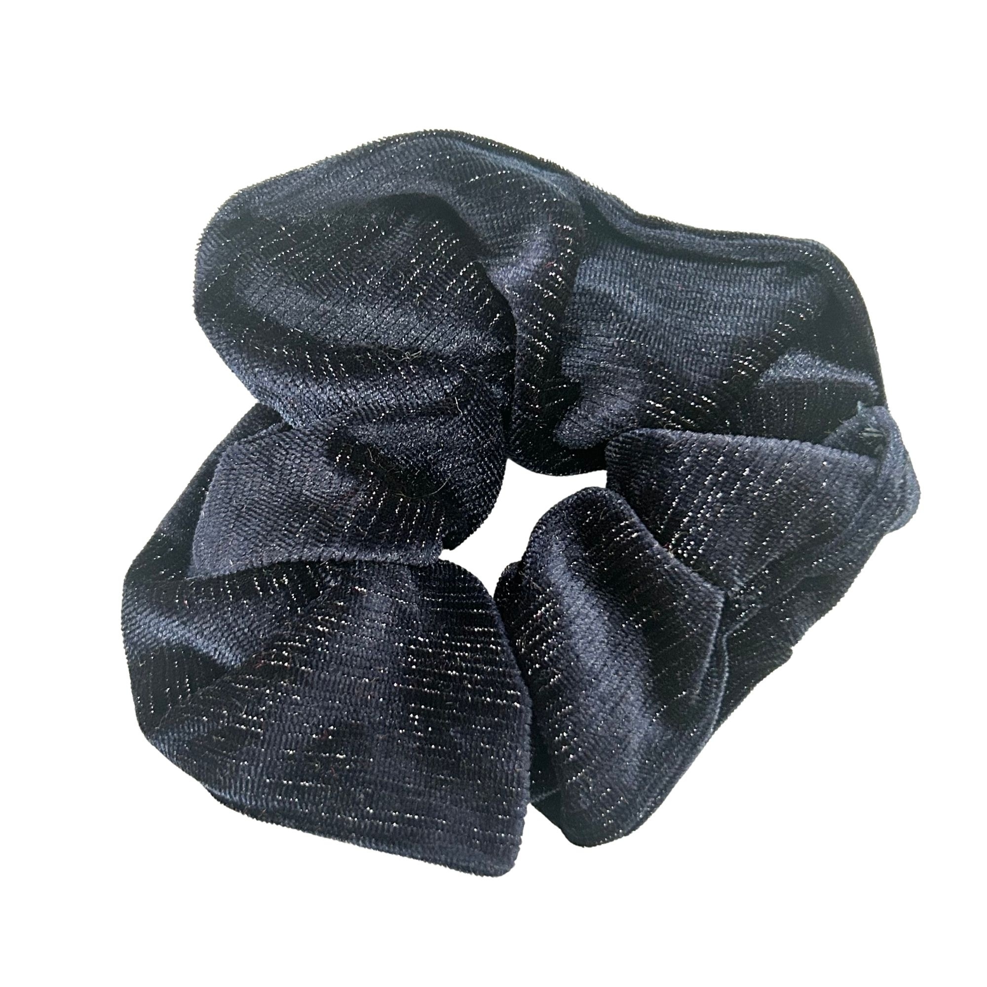 APN-0149 PONYTAIL VELVET SILVER LINING 13cm