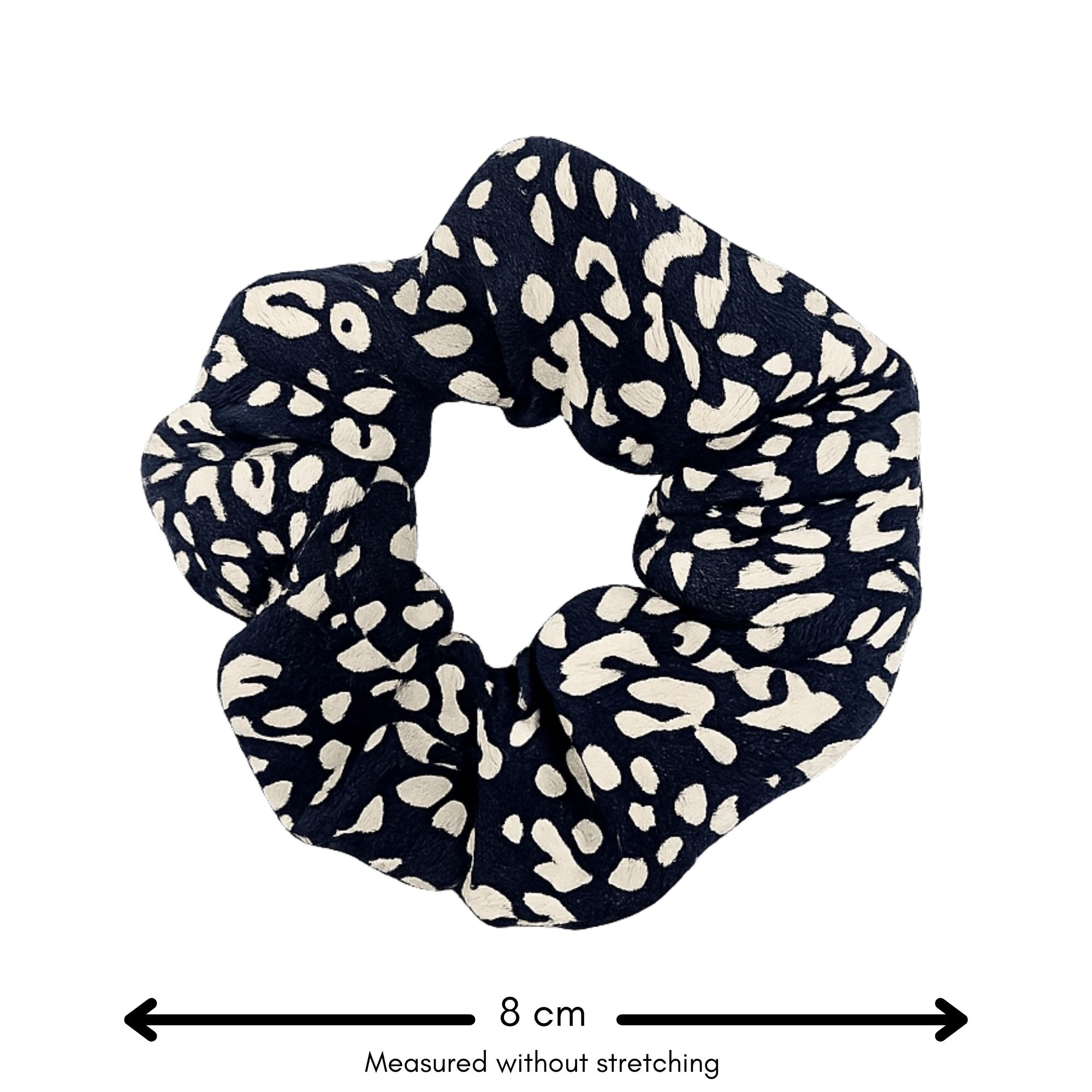 APN-0220 SCRUNCHIE LEOPARD PRINT 8CM