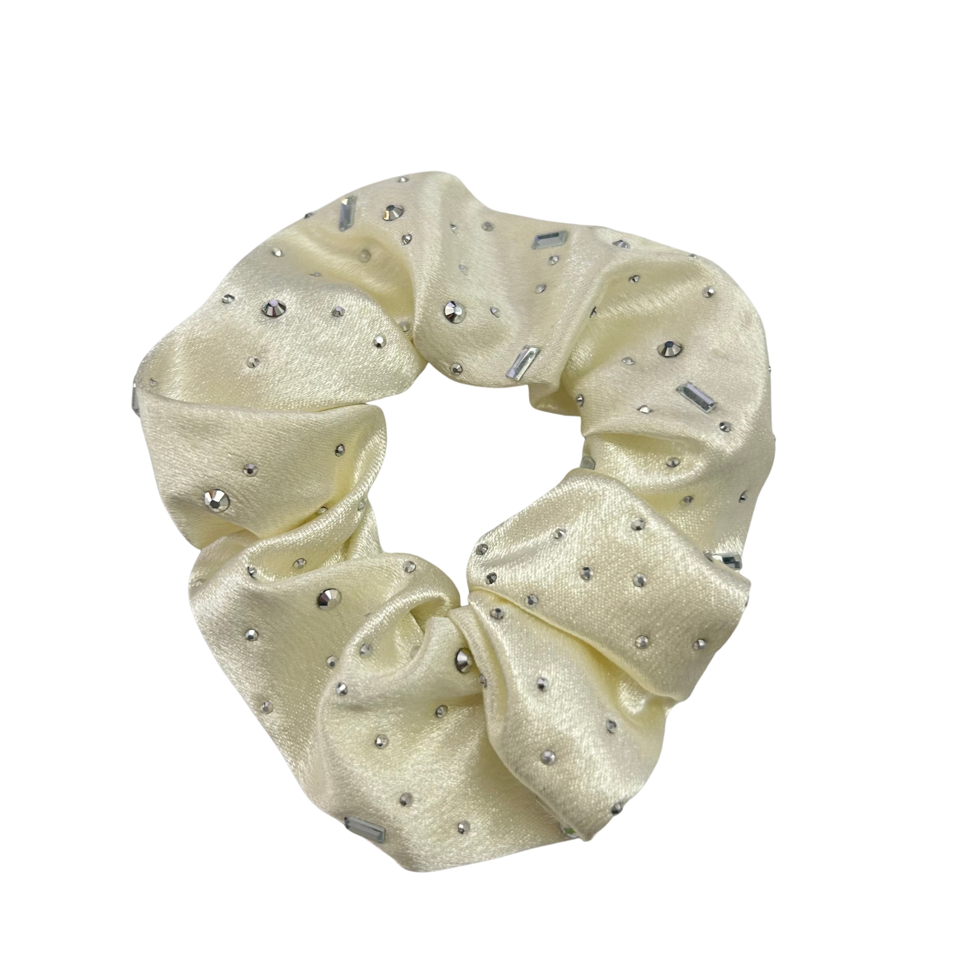 APN-0230 DIAMOND SATIN SCRUNSHIES 10CM image
