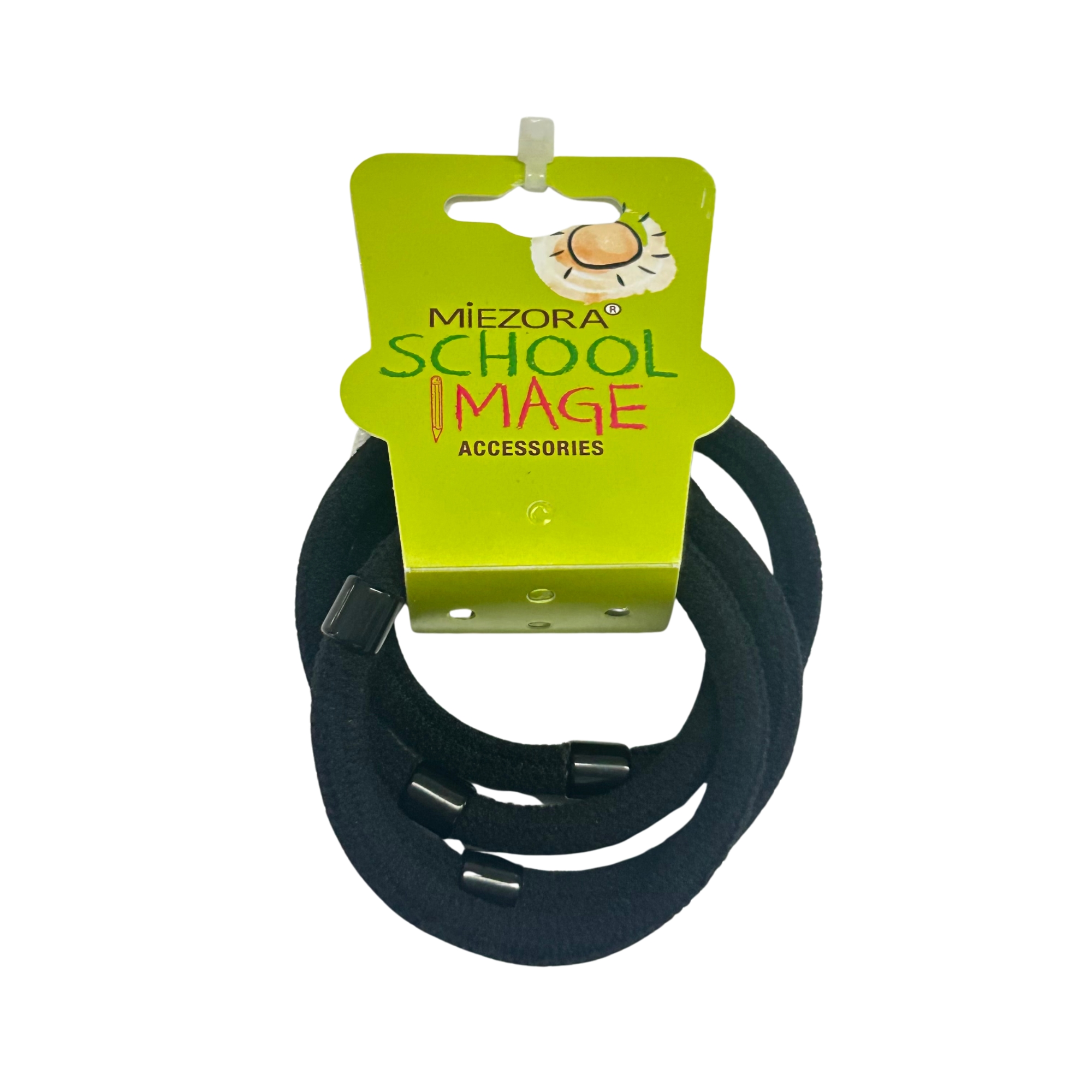 #0025 ELASTIC HAIR TIES 4PCS