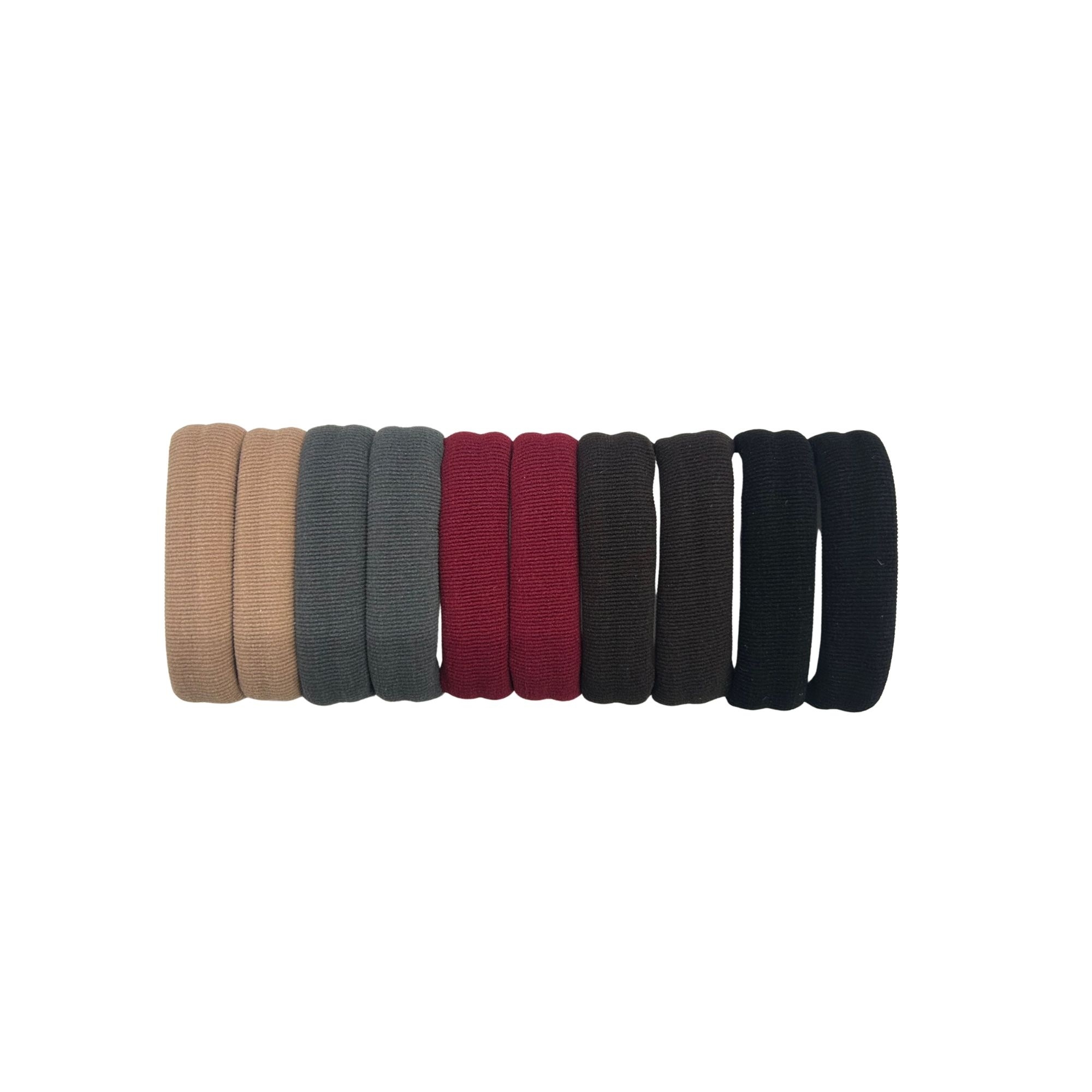 ARB-0276 THICK SEAMLESS ELASTIC HAIR TIES 6CM 2PCS