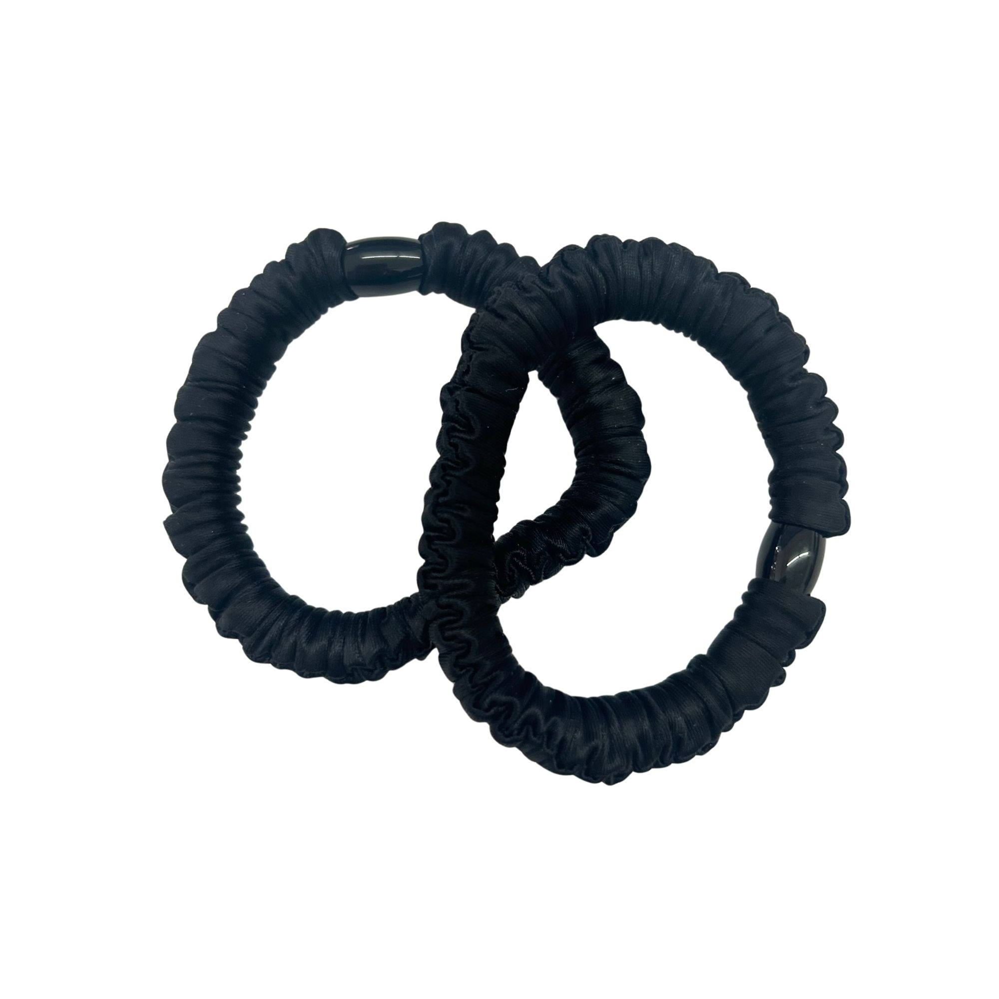 ARB-0291 SKINNY SILK HAIR TIE 2PCS image