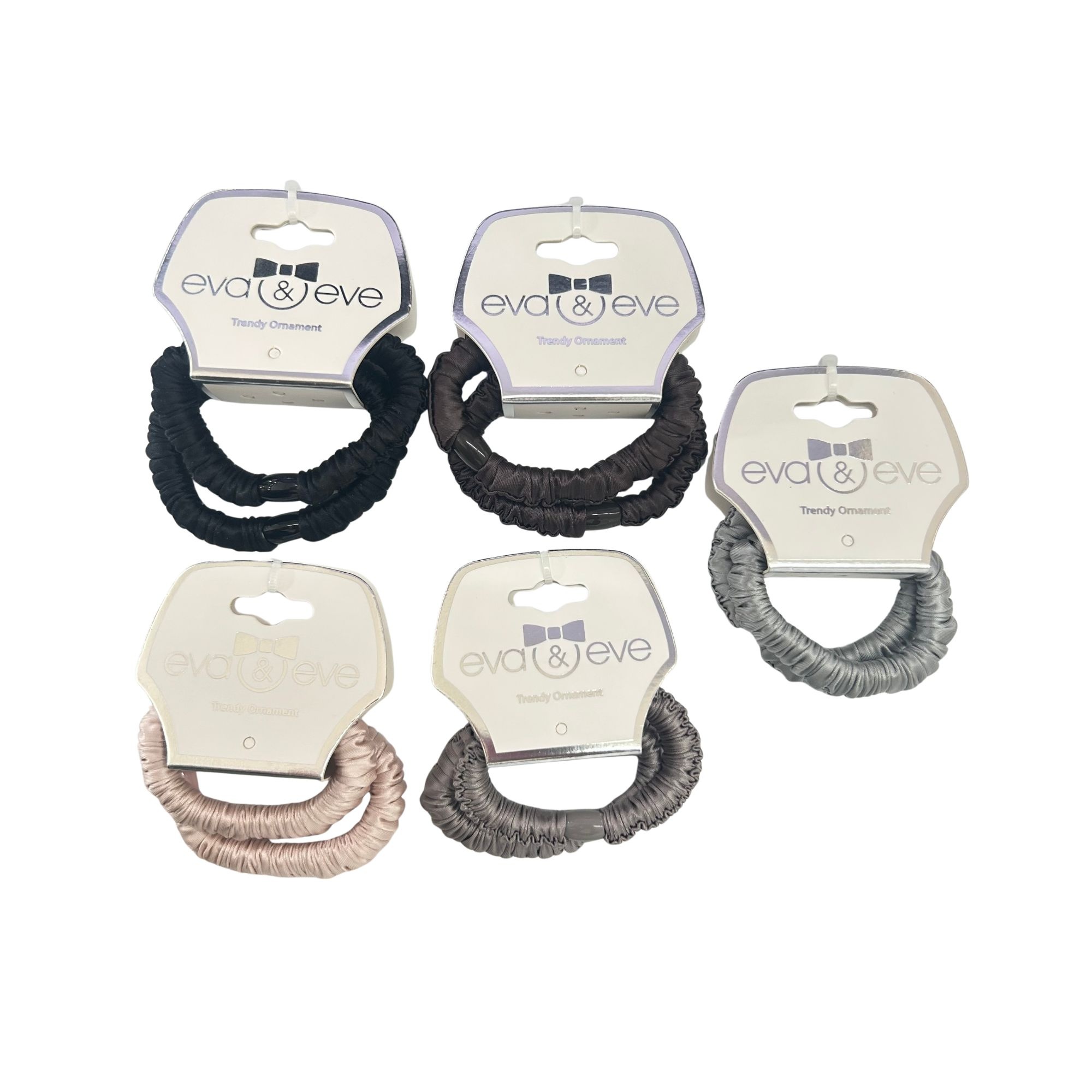 ARB-0291 SKINNY SILK HAIR TIE 2PCS