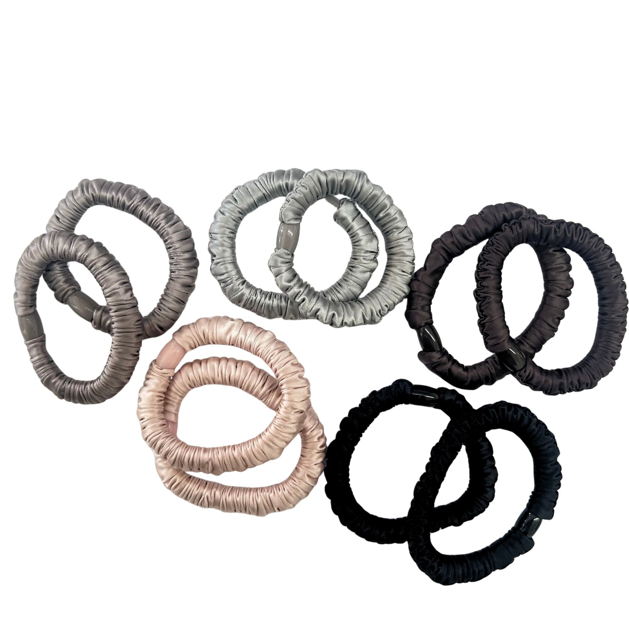 ARB-0291 SKINNY SILK HAIR TIE 2PCS
