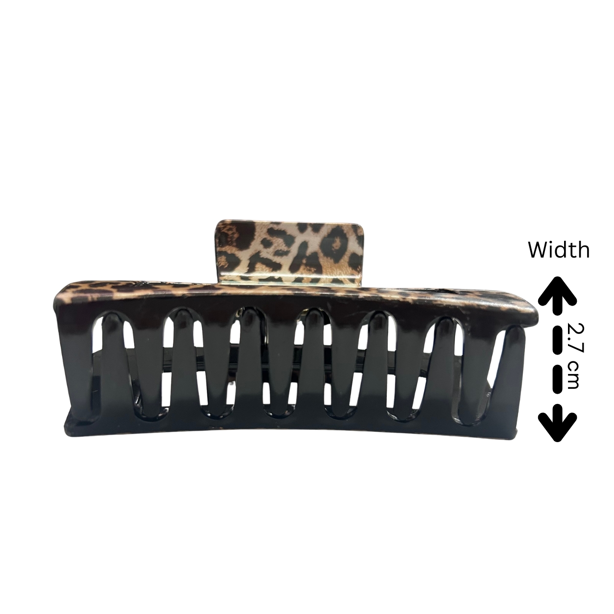 AJC-0291 LEOPARD HAIR CLAW 8.5CM