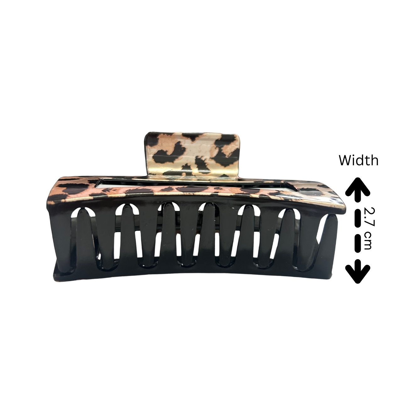 AJC-0291 LEOPARD HAIR CLAW 8.5CM